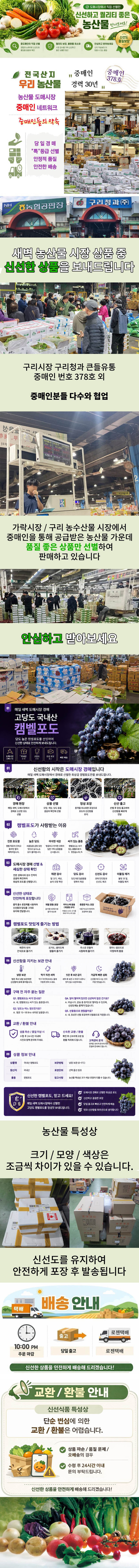 [경매선별농산물] 샤인머스켓 (경상도 김천) 1kg 내외 (2~3수)
