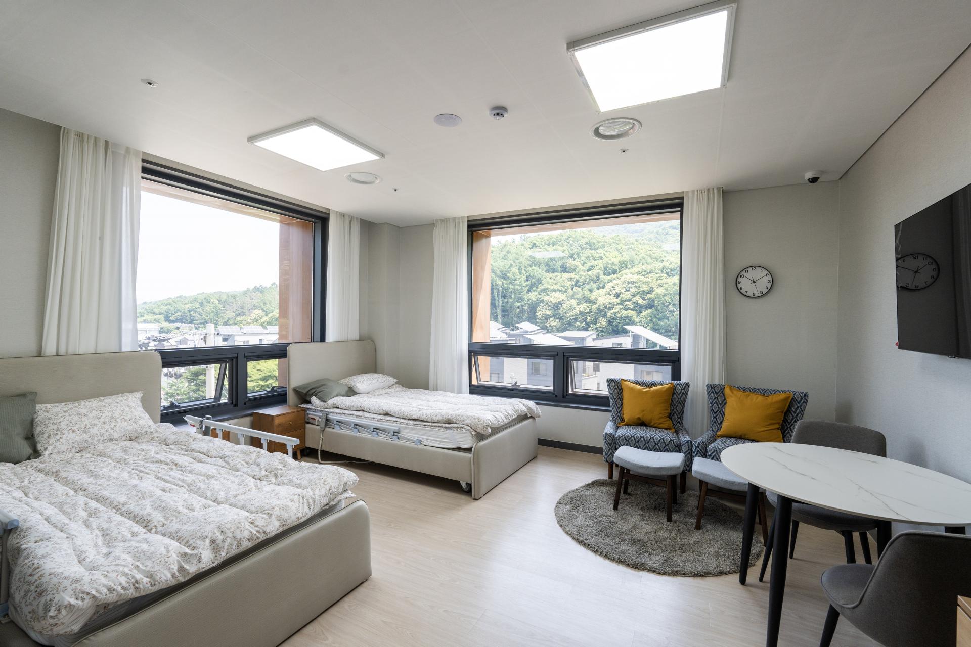 호텔 매트리스 침대