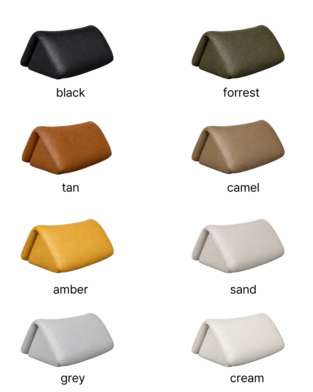Triangle column backrest