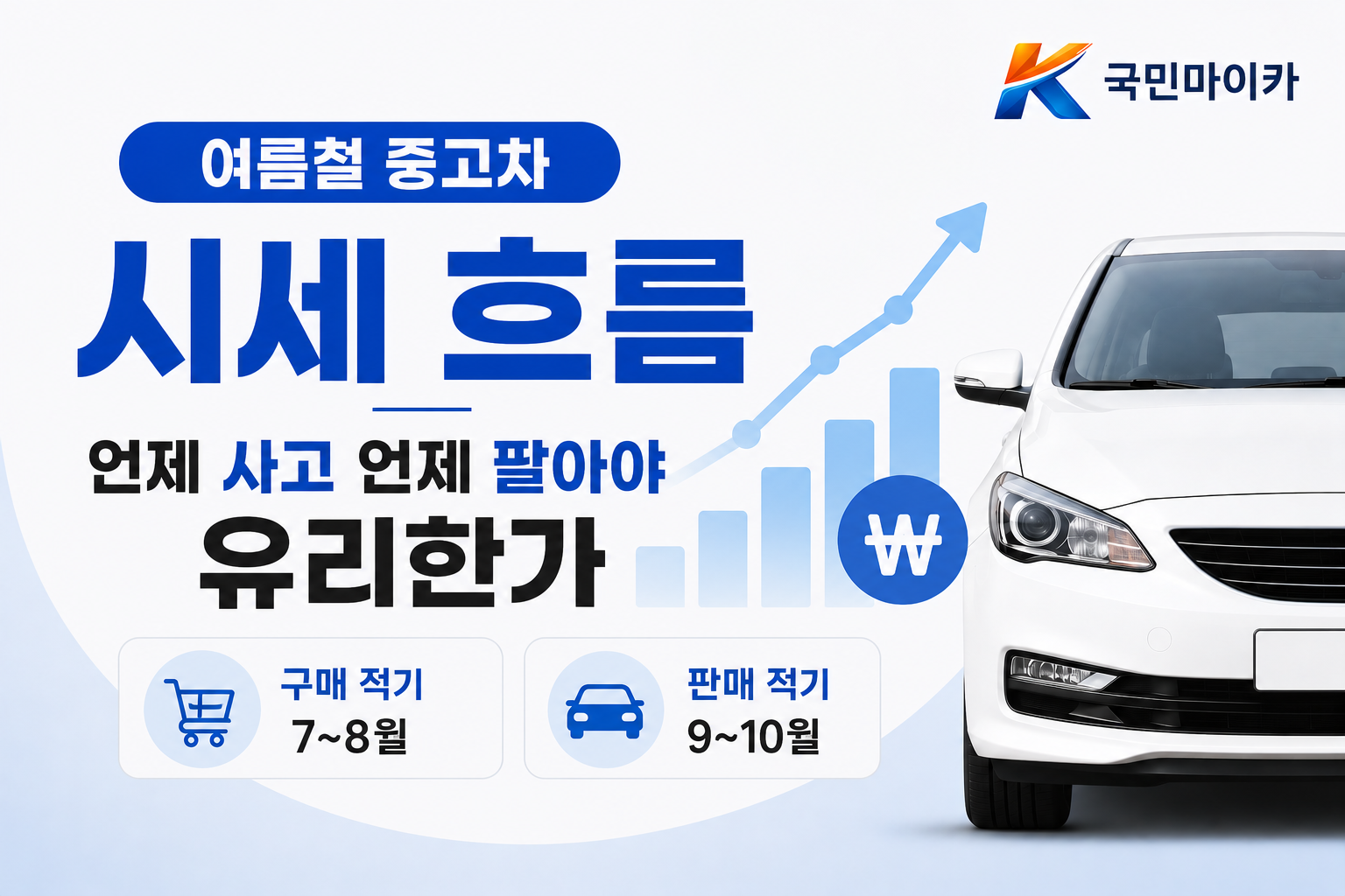여름철중고차시세흐름-컨버터블SUV상승-8월초매수-매도마지노선-국민마이카.png