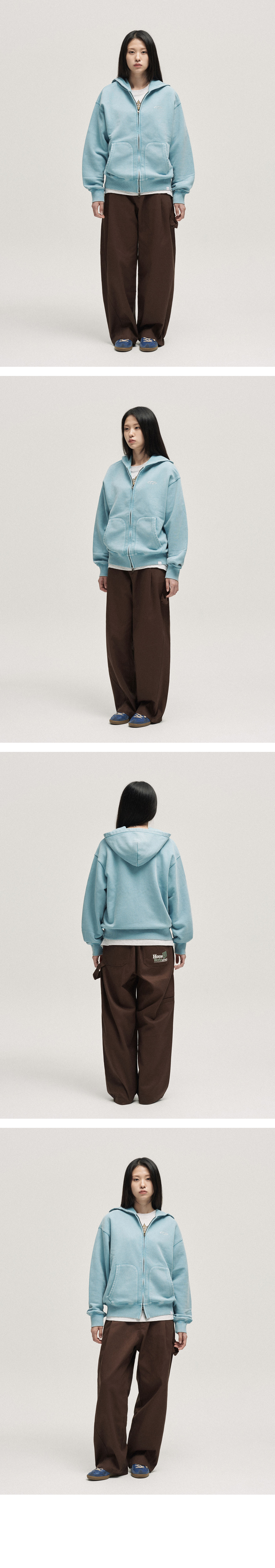 홈보이 벌룬 워크 팬츠_브라운
