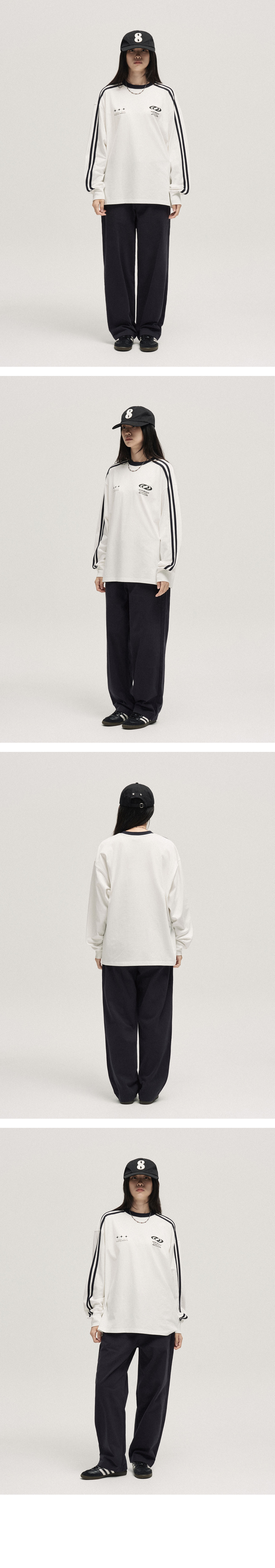 풋볼 져지 롱슬리브_화이트