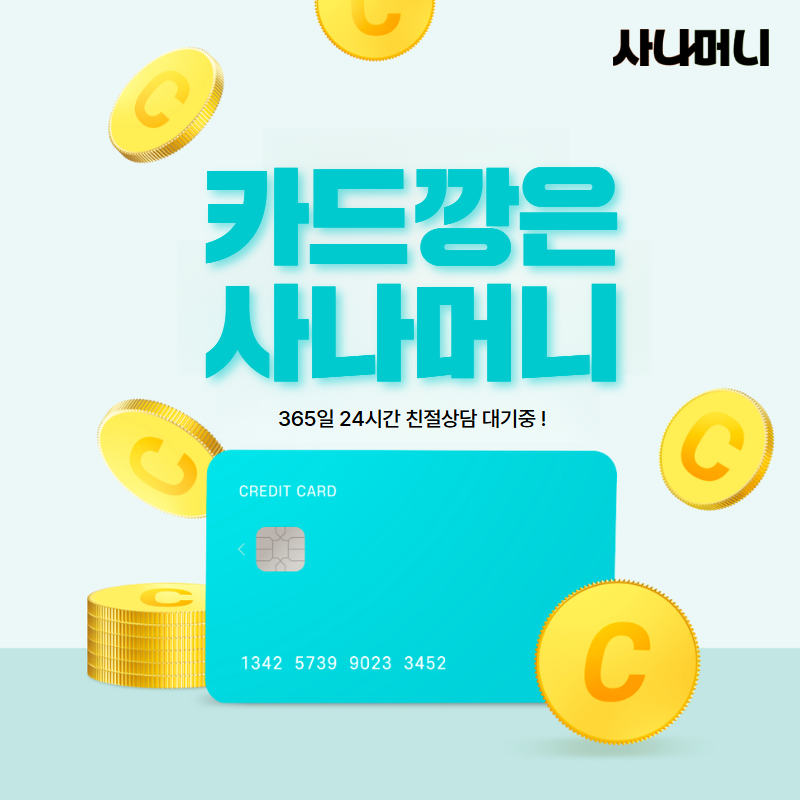 신한카드 카드깡 사나머니 Sana