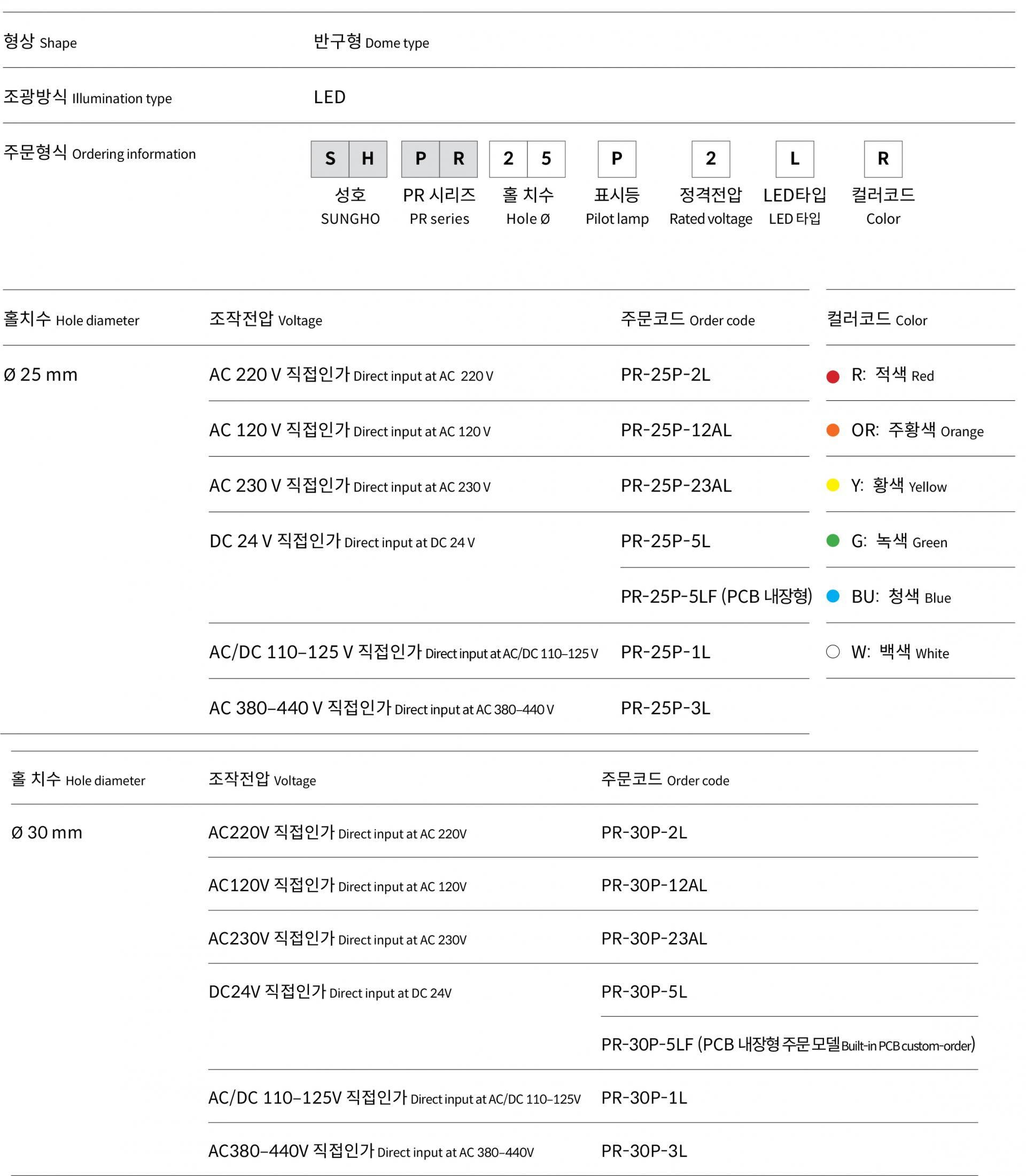 제품 정보