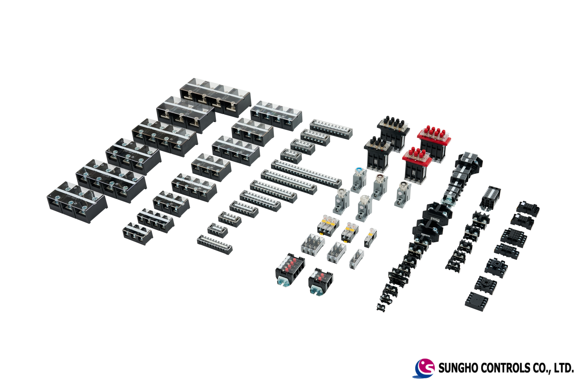 산업용 단자대, 고정식 단자대, 조립식 단자재, 시험용 단자재, 단락회로부 단자재, 단자대 종류, Terminal Block