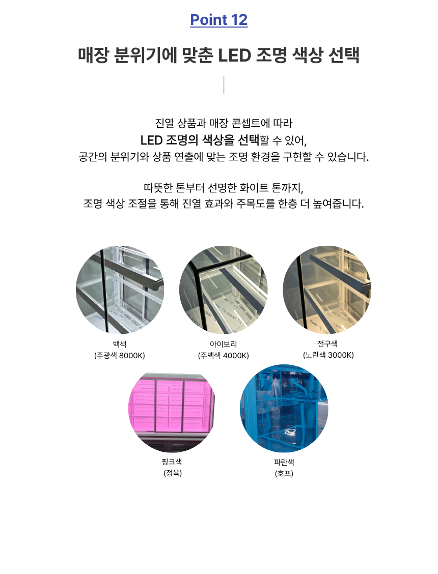 앞문형 3단 정육쇼케이스