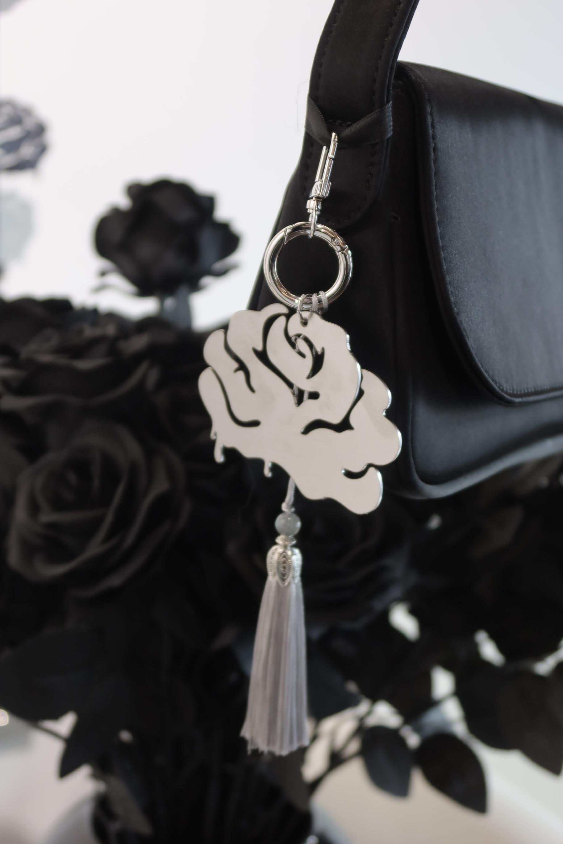 Silver Norigae Keychain / Rose in Flux X GREENWAYCOURT / Edition 02