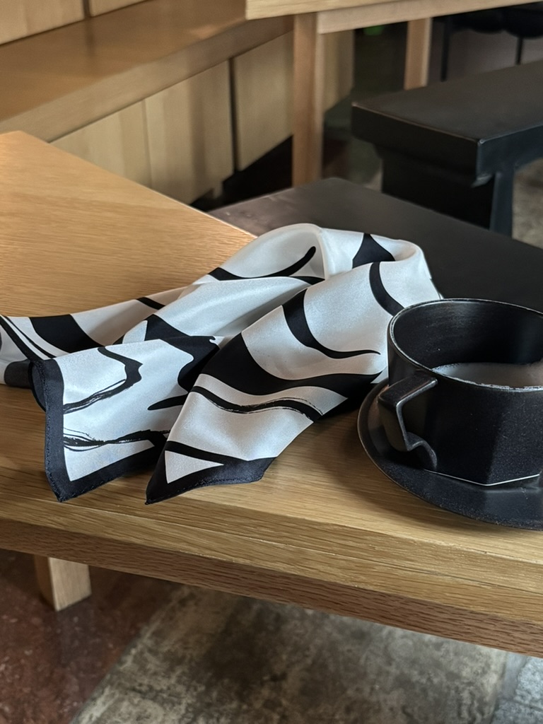 [Back in June] Roses in Flux / Silk Scarf / Edition 01 by Mond Kim