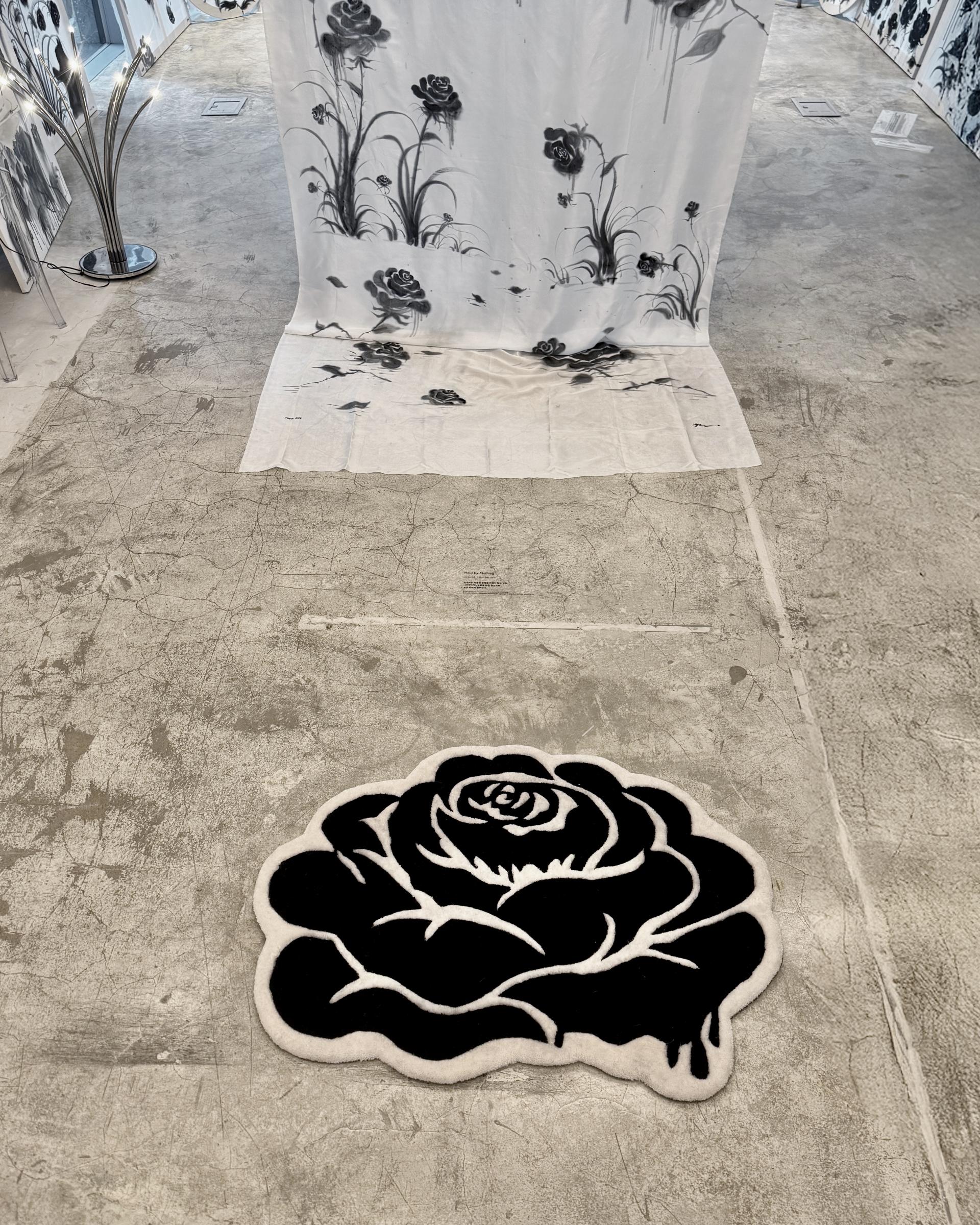 [Pre-order ~6.7] Roses in Flux / Art Rug / Edition 01 by Mond Kim