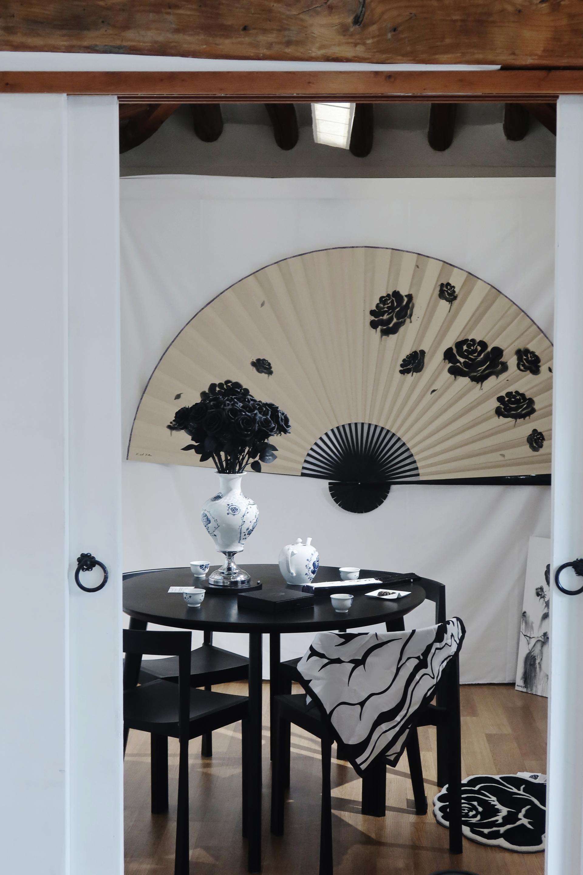 Roses in Flux / Silk Scarf / Edition 01 by Mond Kim