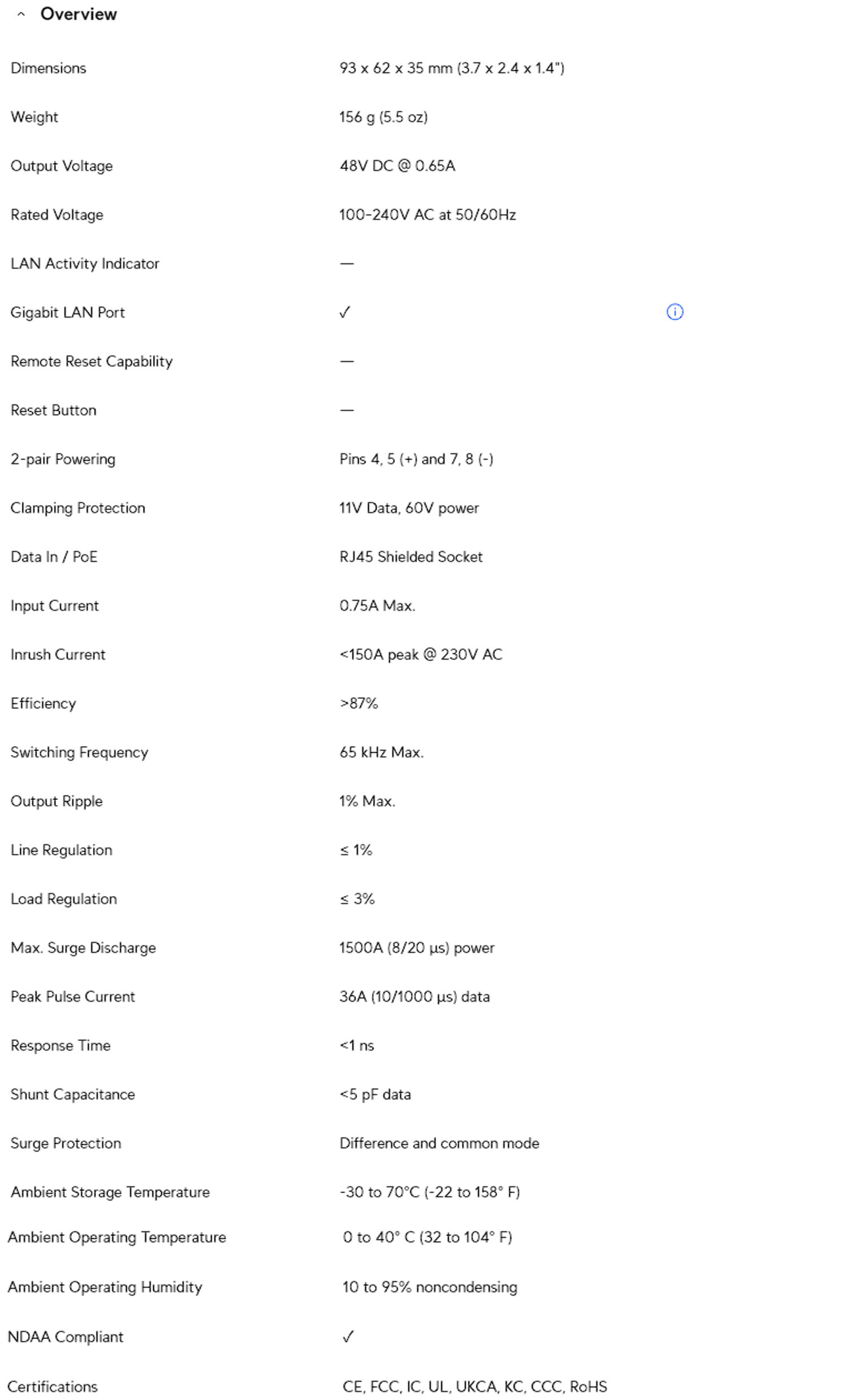 UACC-PoE+-2.5G (30W)
