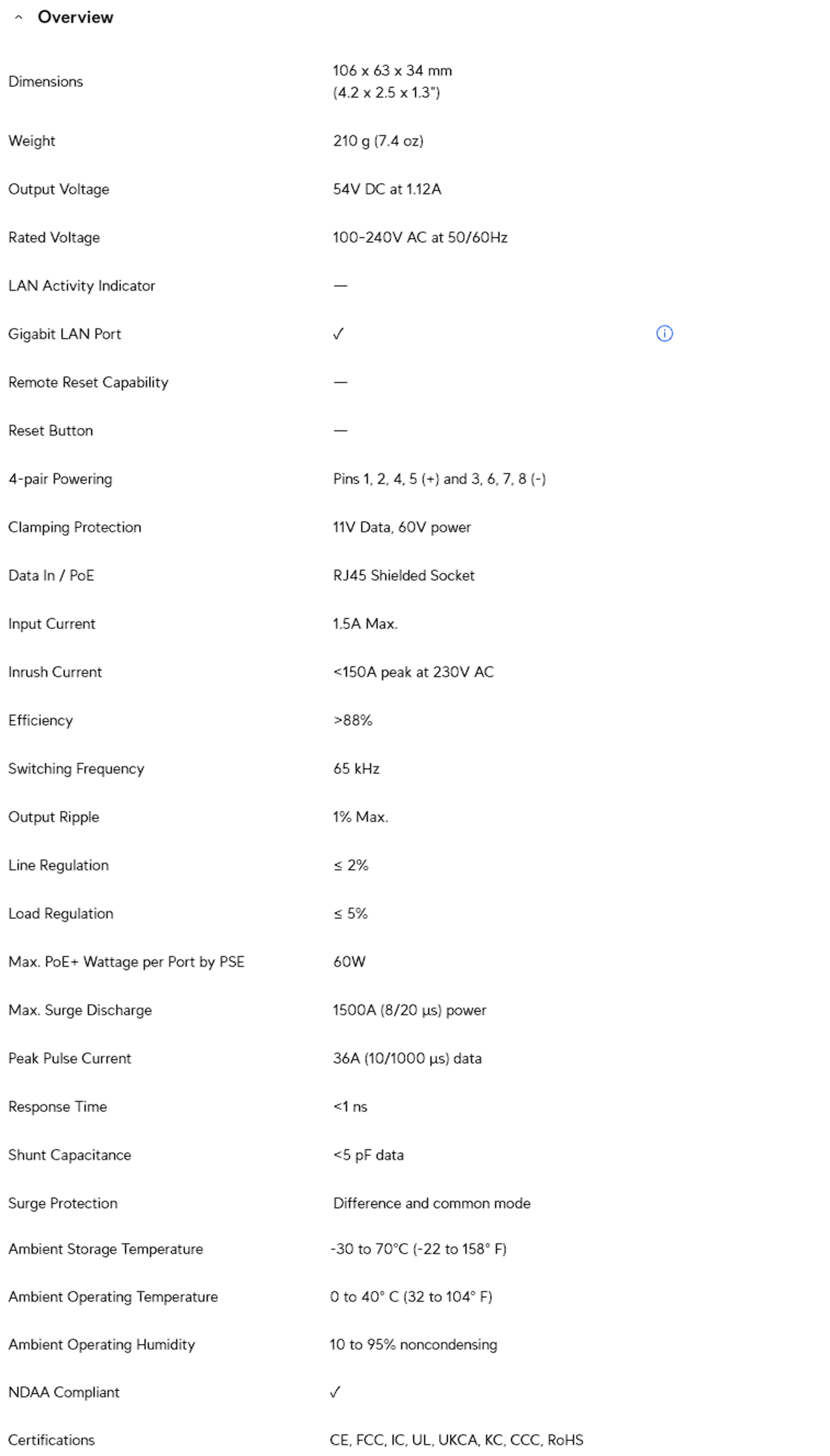 UACC-PoE++-10G (60W)