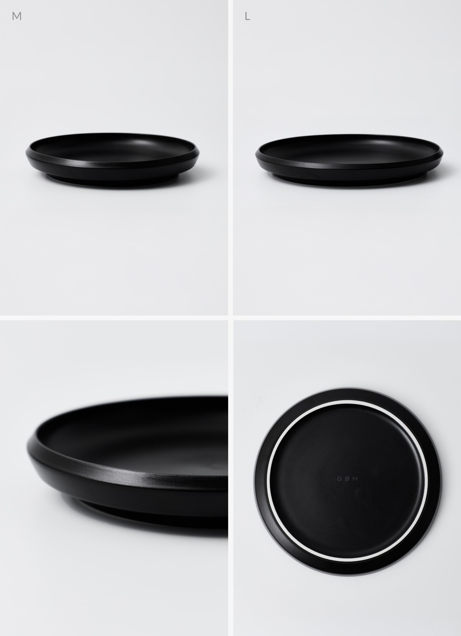 RIM PLATE (2 SIZES, 2 COLORS)