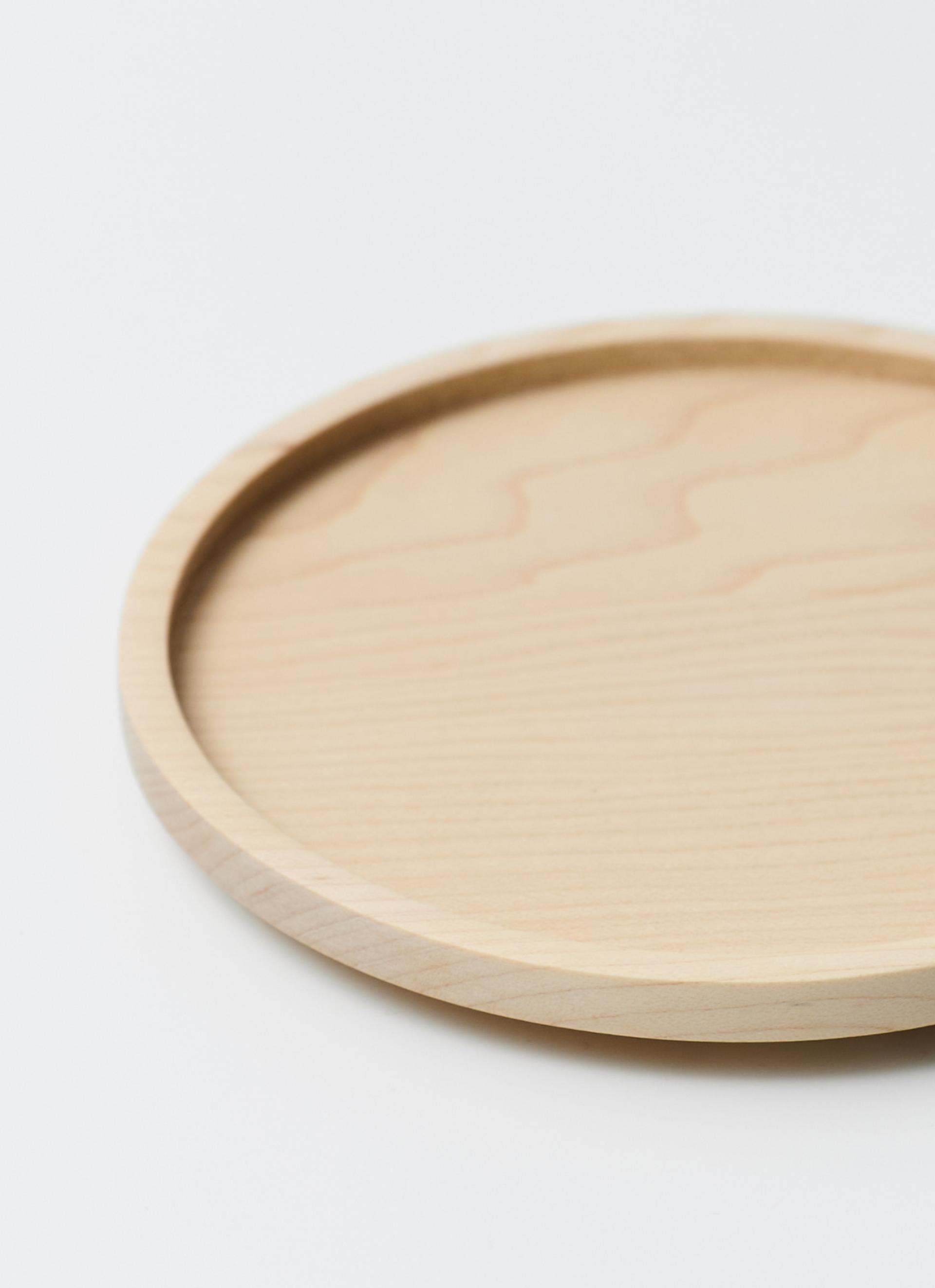 NATURAL WOOD PLATE / 130