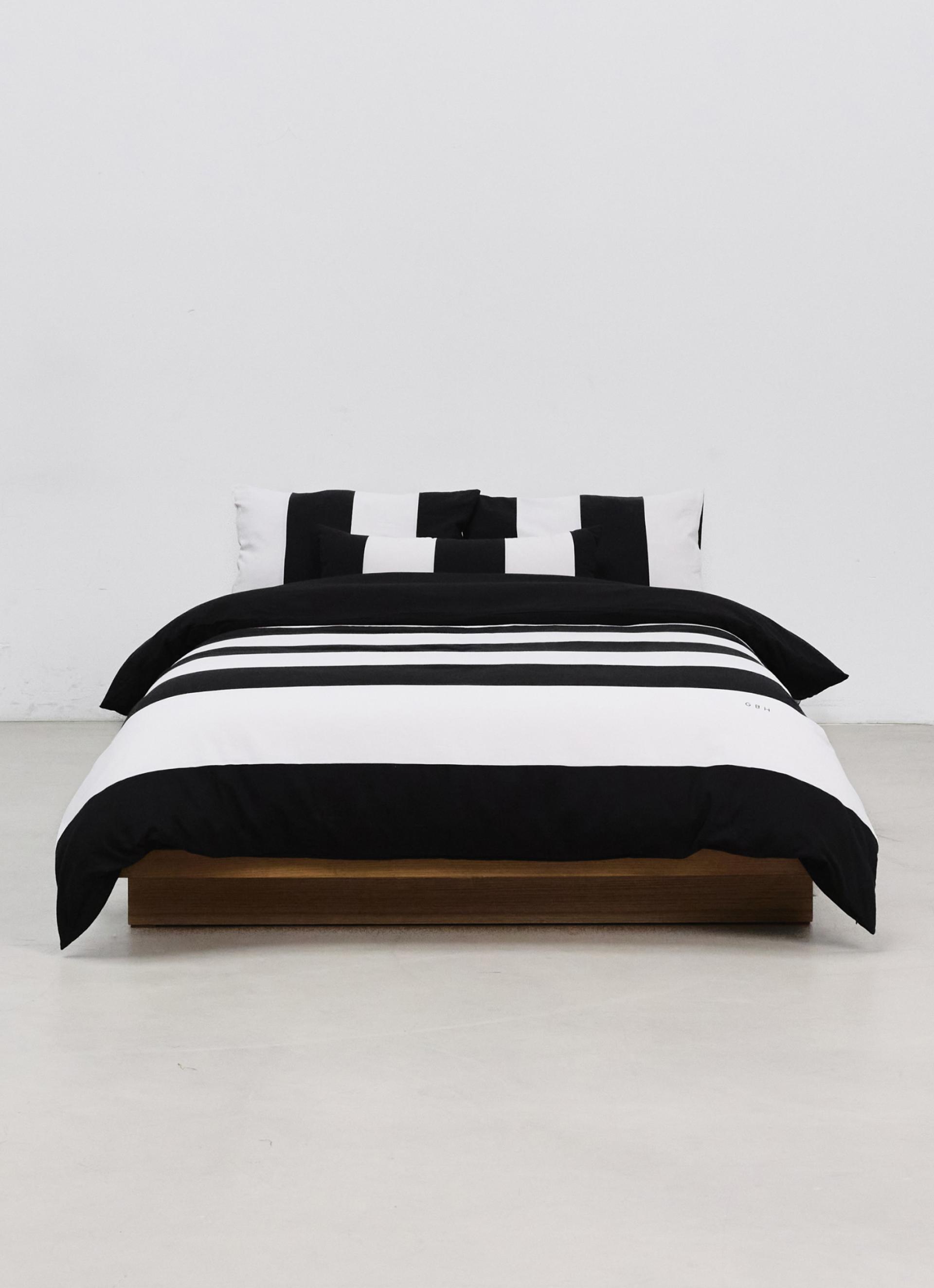 PATCHWORK DUVET COVER BLACK&ASH / 2 SIZES