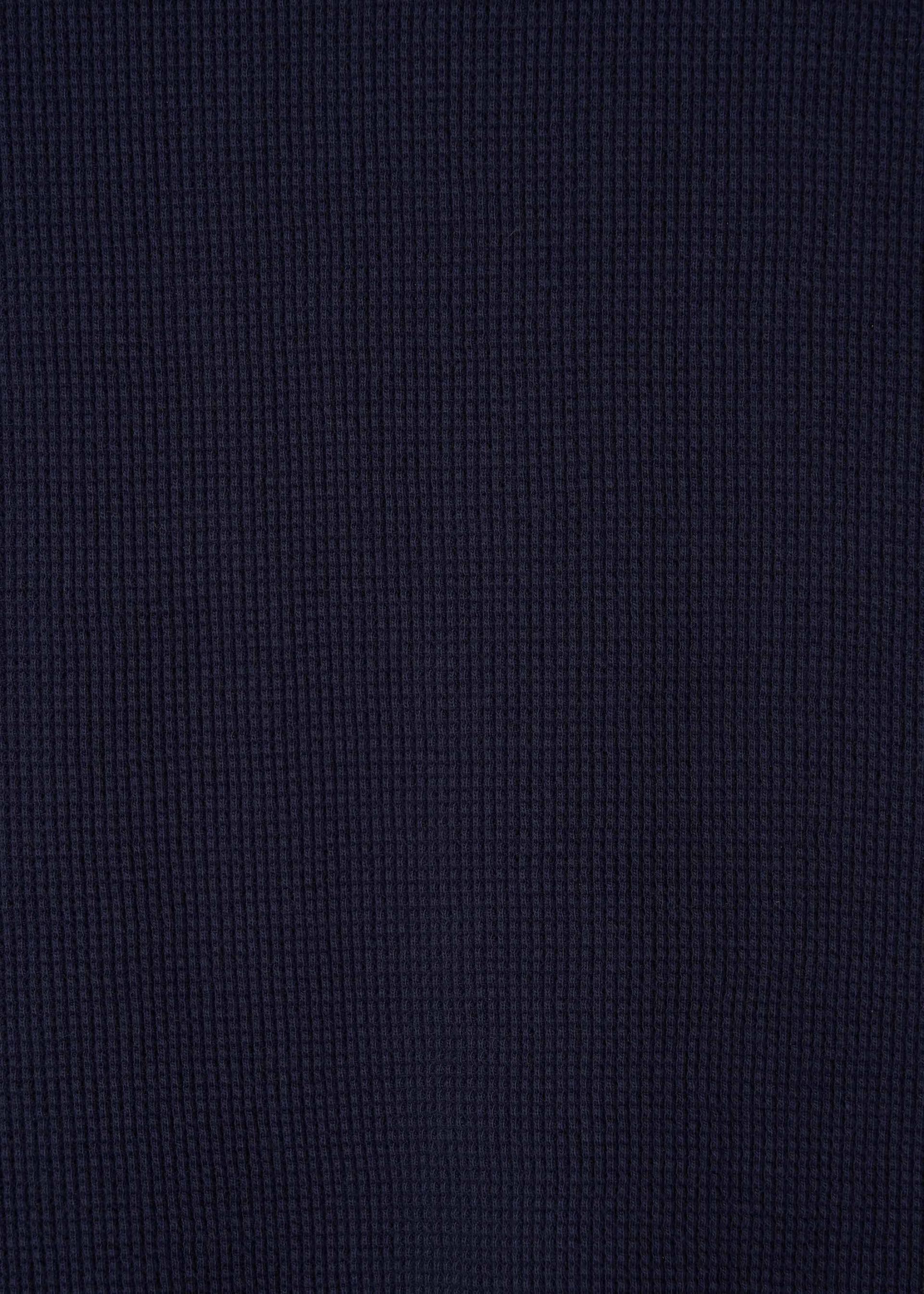 26SS PETITE WAFFLE TOP / NAVY