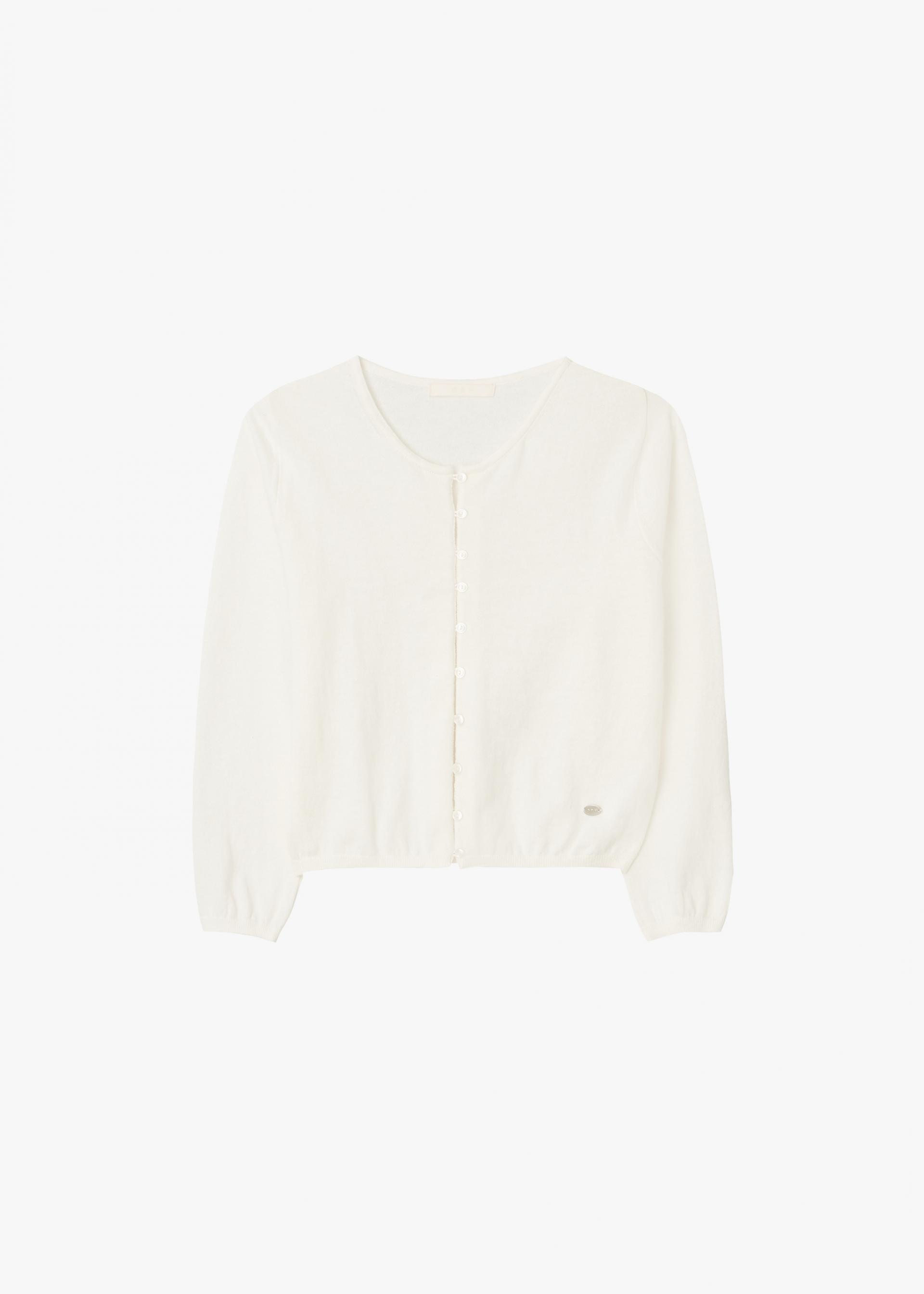 26SS CASHMERE PETITE CARDIGAN / IVORY