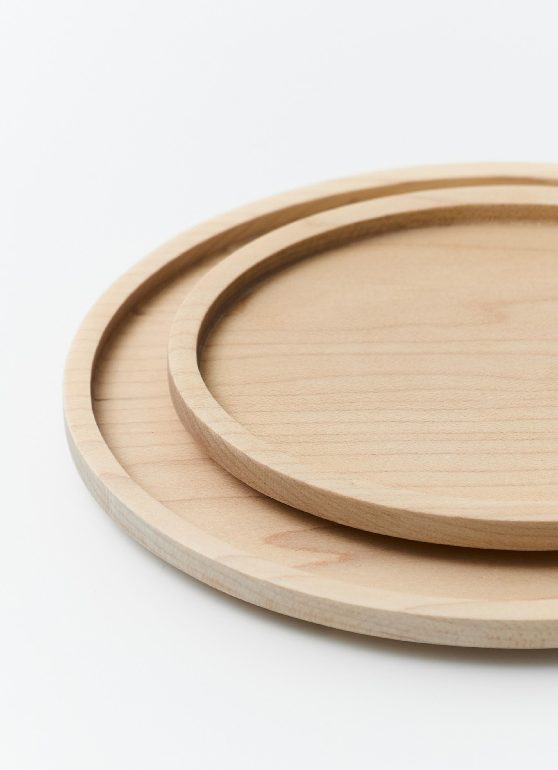 NATURAL WOOD PLATE / 165 130