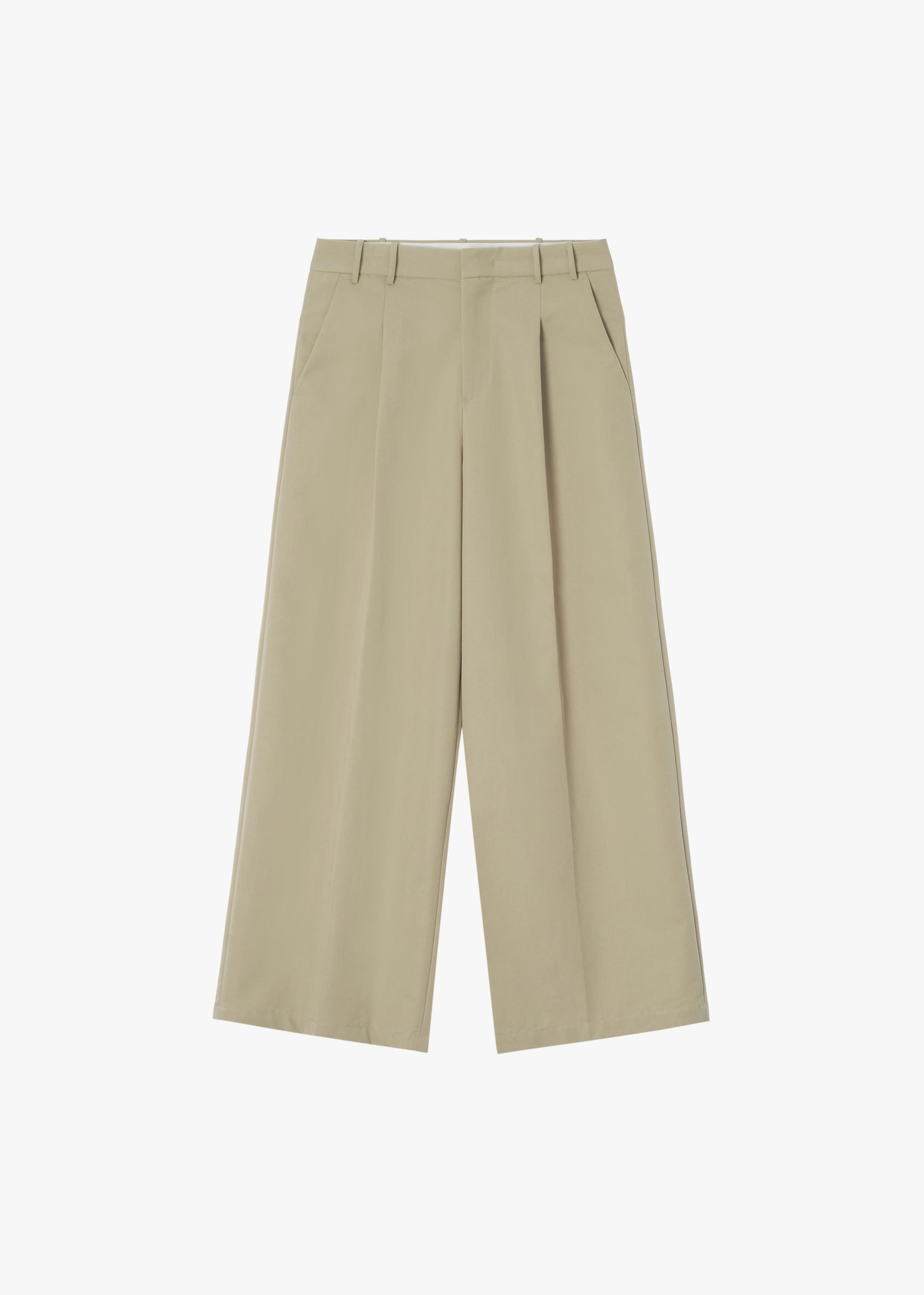 26SS WIDE FIT COTTON PANTS / BEIGE