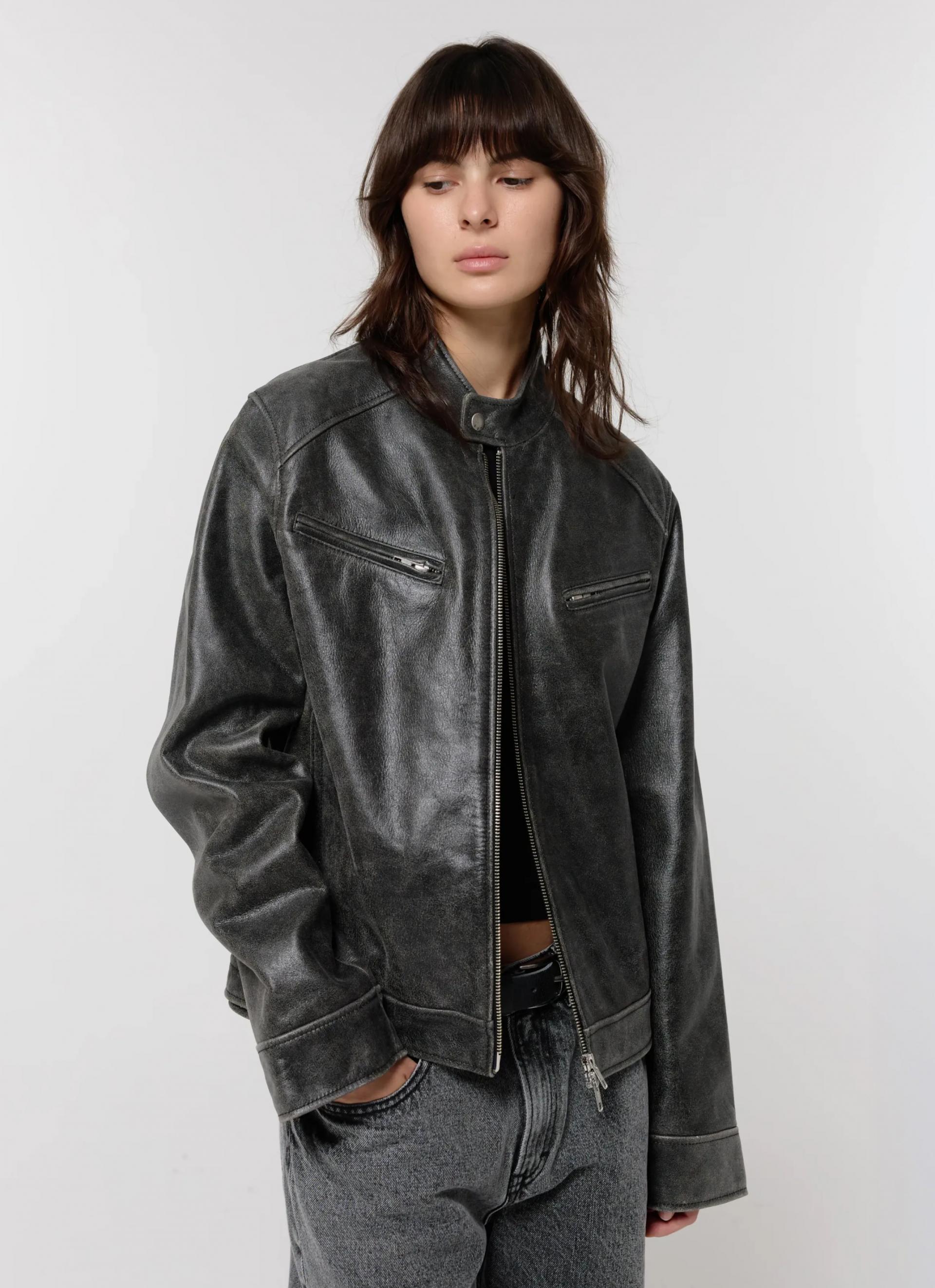 [Limited] VINTAGE RIDER JACKET / BLACK
