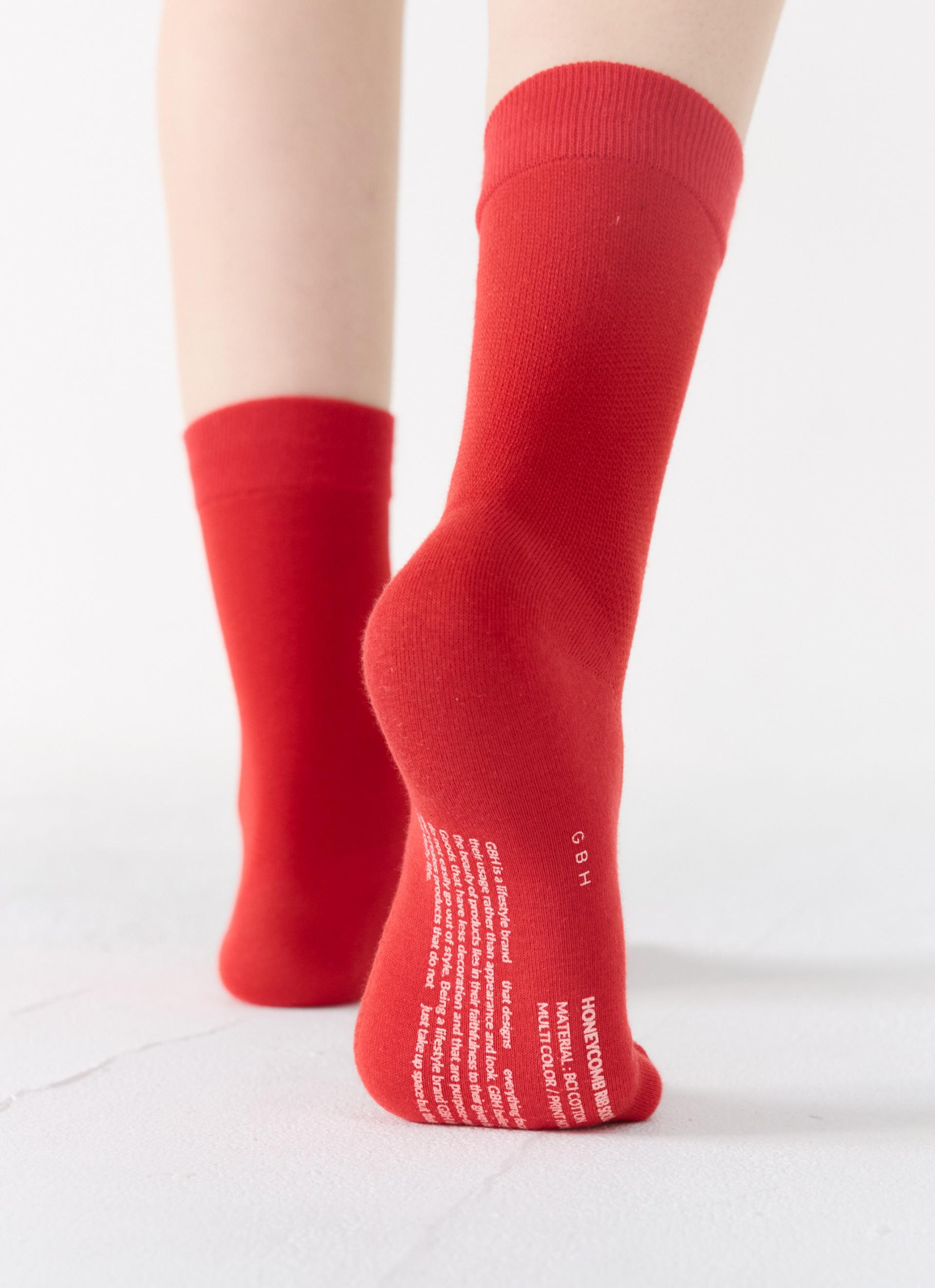 26SS HONEYCOMB RIB SOCKS / 3 COLOR