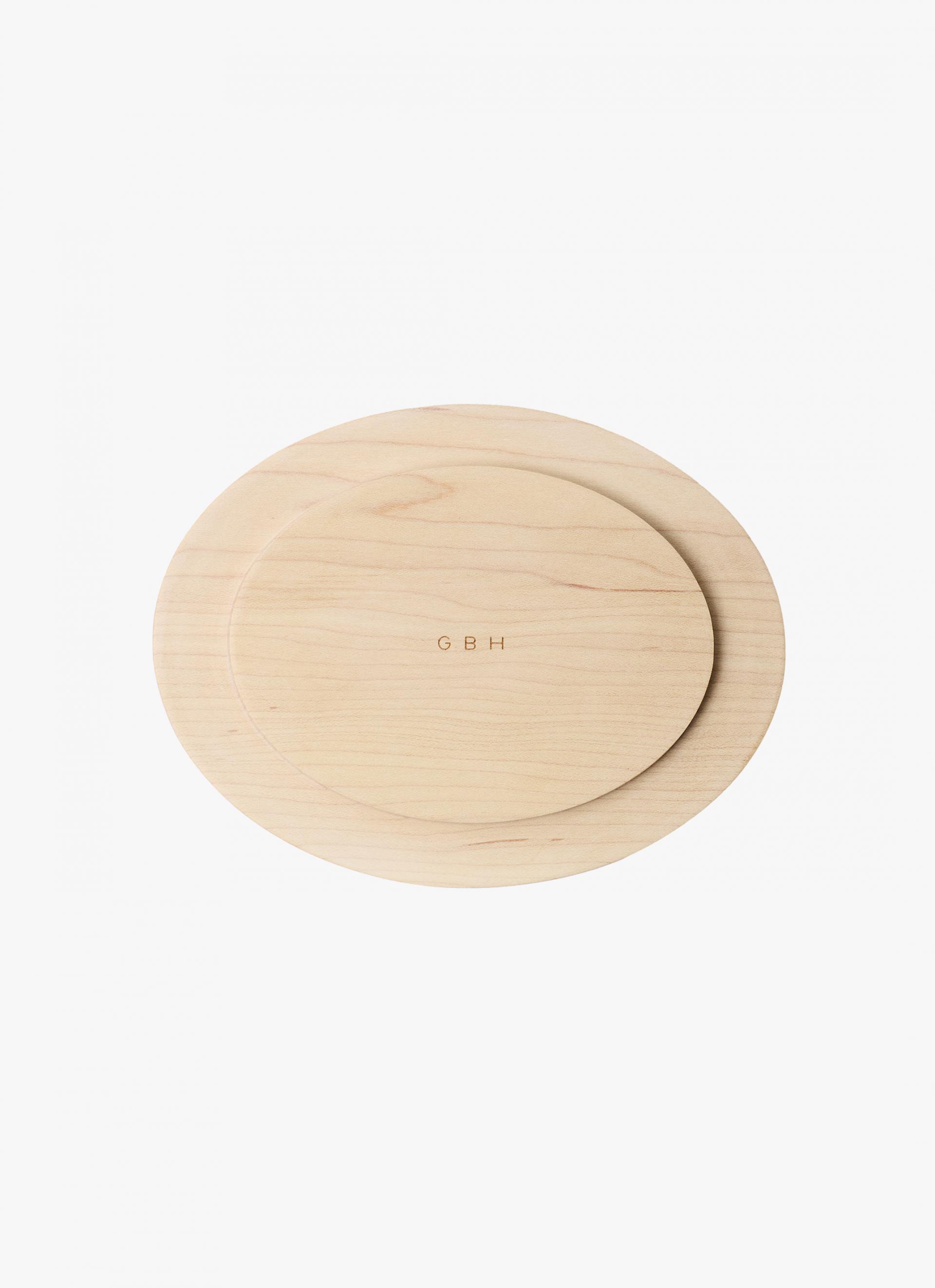 NATURAL WOOD PLATE / 130 95