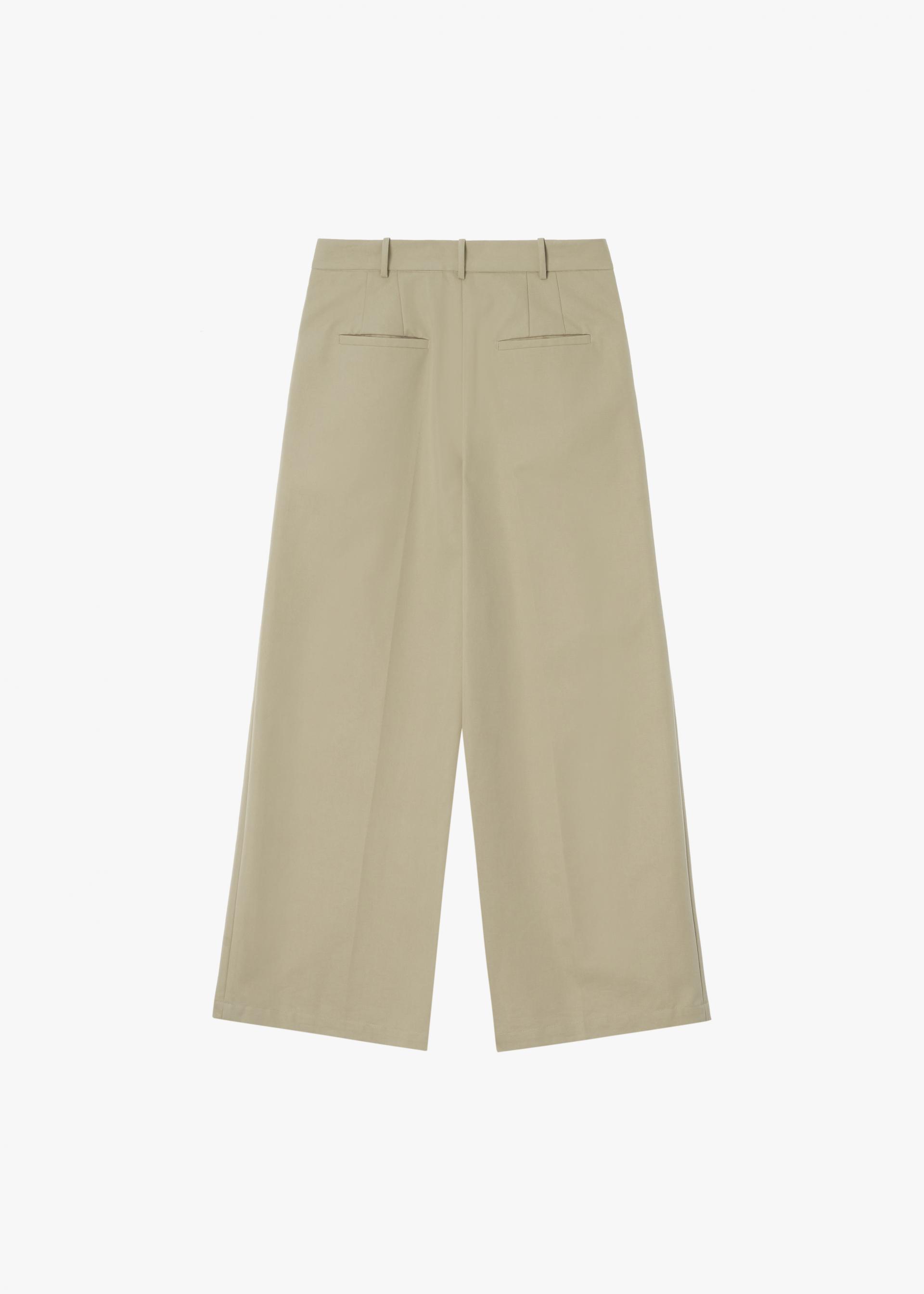 26SS WIDE FIT COTTON PANTS / BEIGE