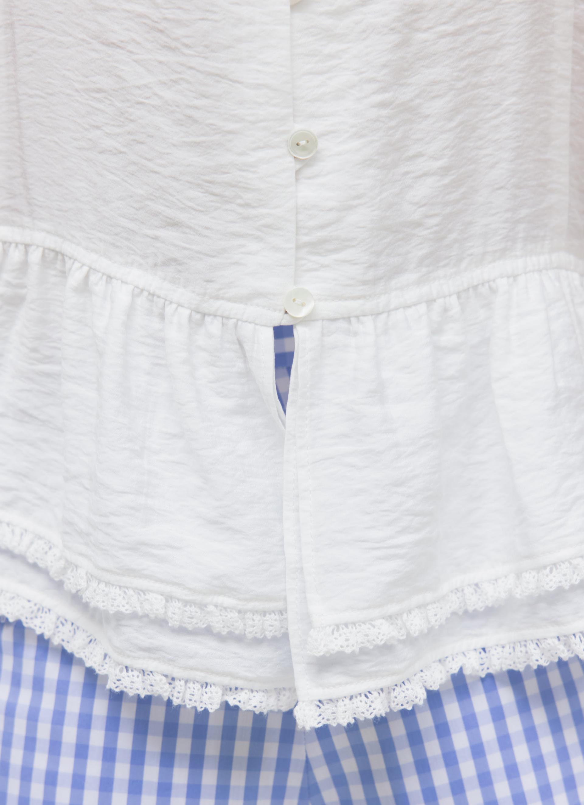 26SS FRILL LACE SLEEVELESS / WHITE