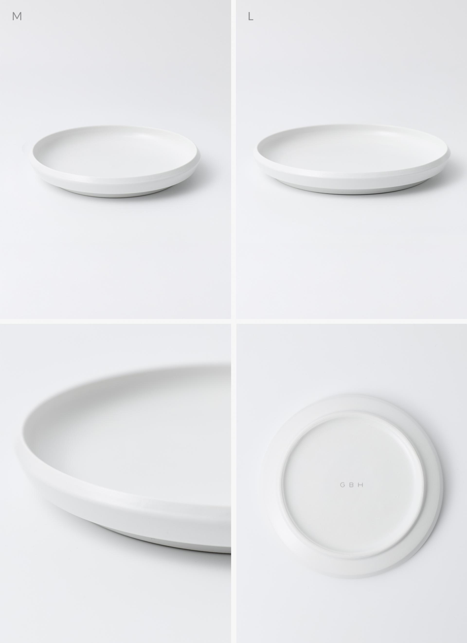 RIM PLATE (2 SIZES, 2 COLORS)
