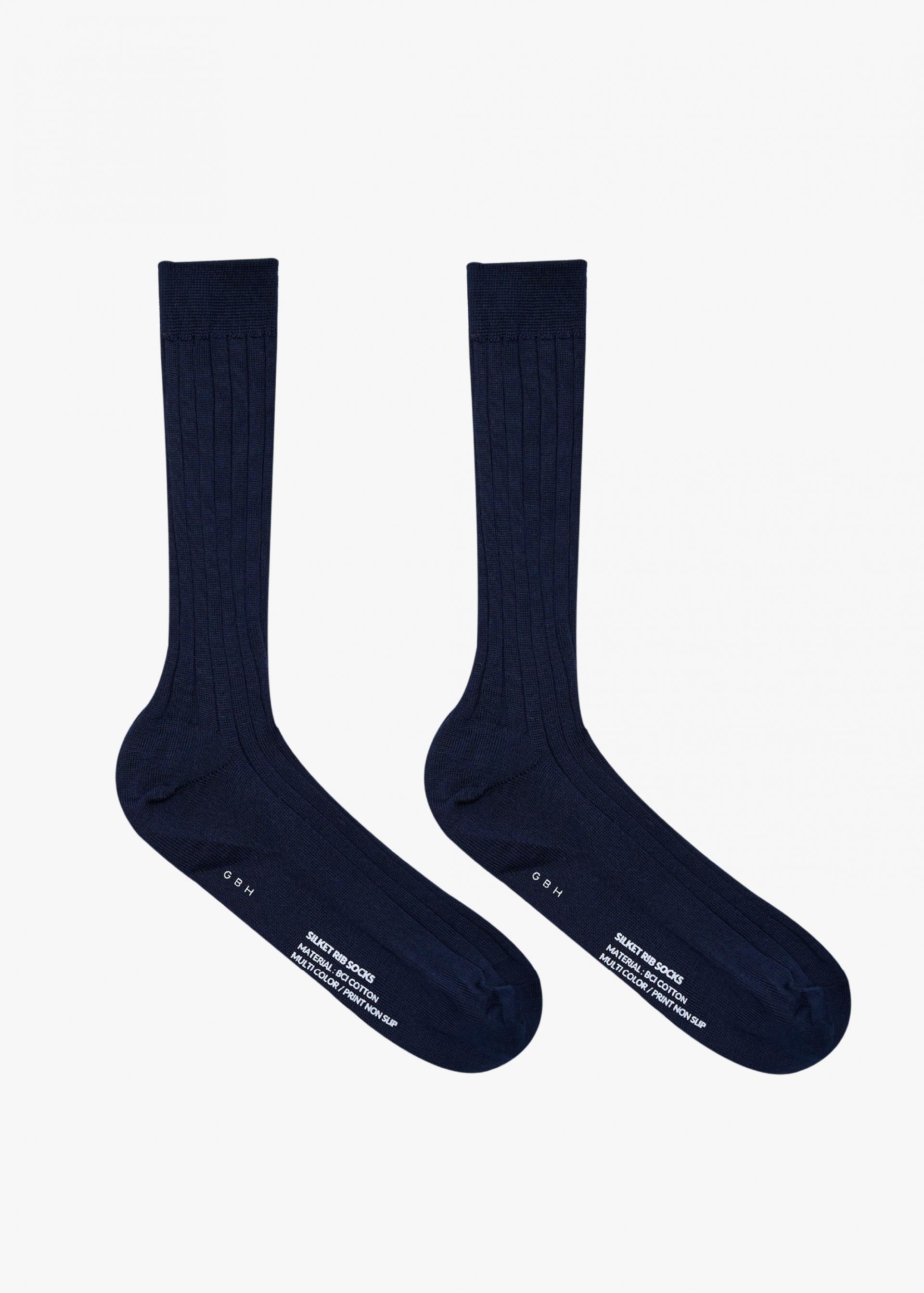 26SS SILKET RIB SOCKS / 6 COLOR