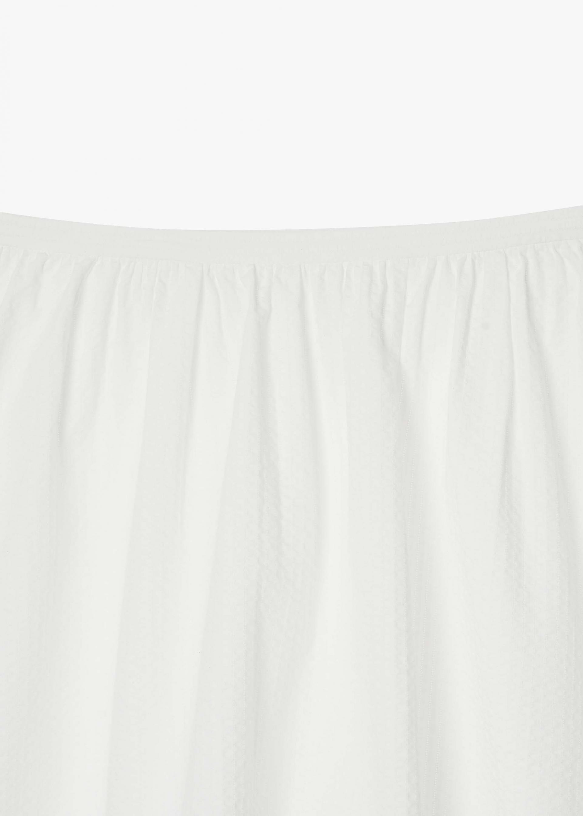 26SS COTTON POLINE SKIRT / WHITE