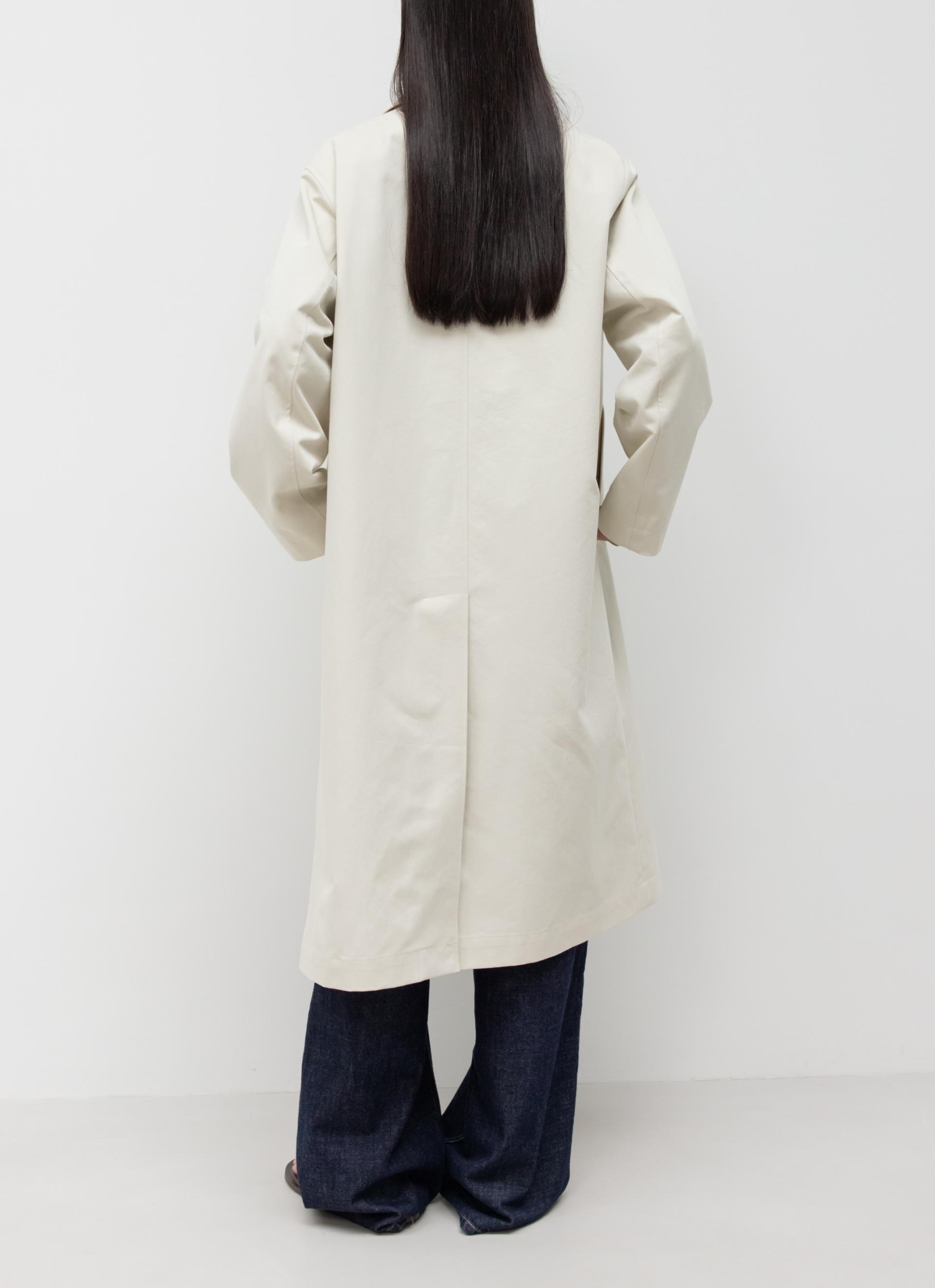 26SS SINGLE MAC COAT / BEIGE