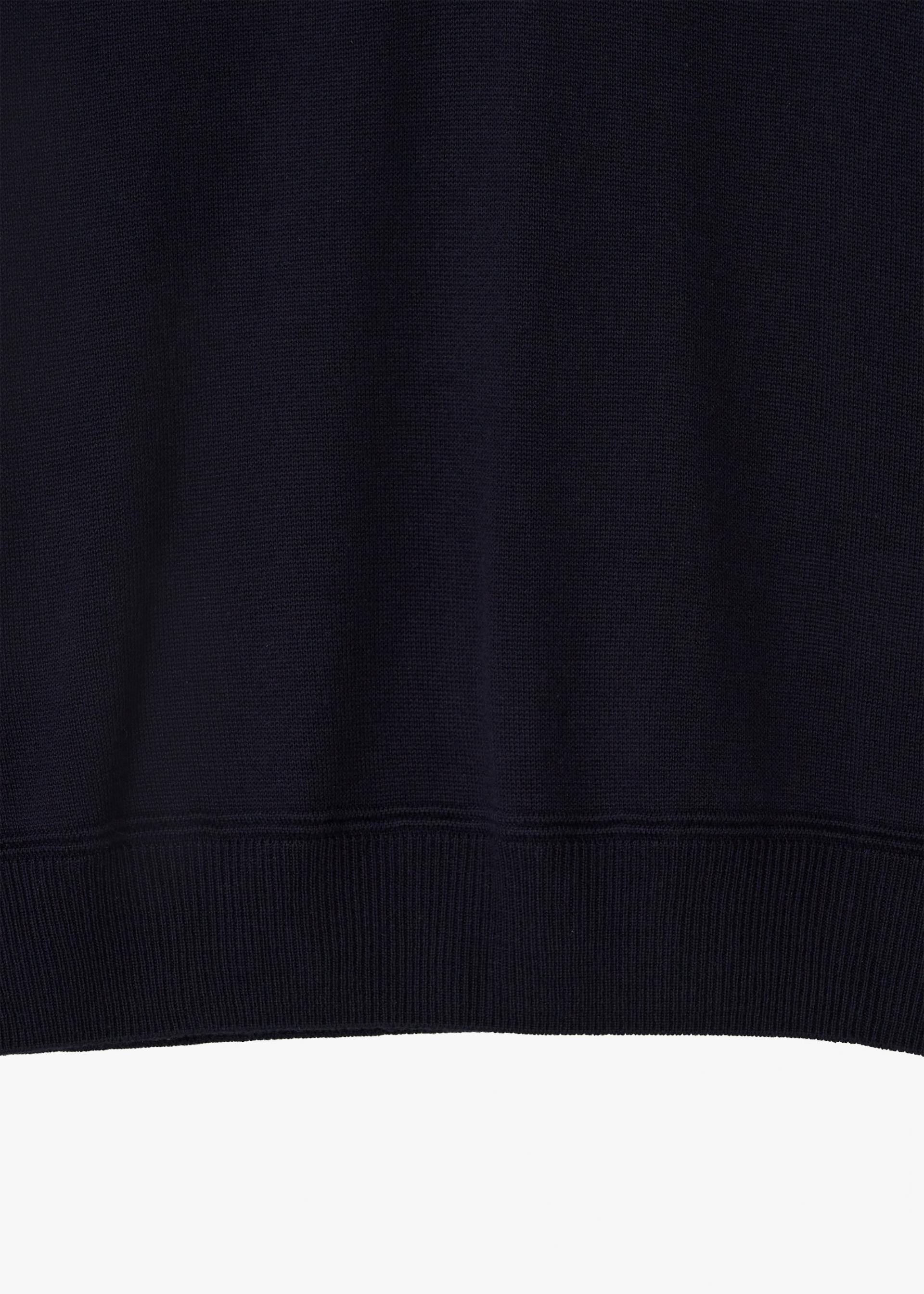 26SS LOOSE V-NECK KNIT / NAVY