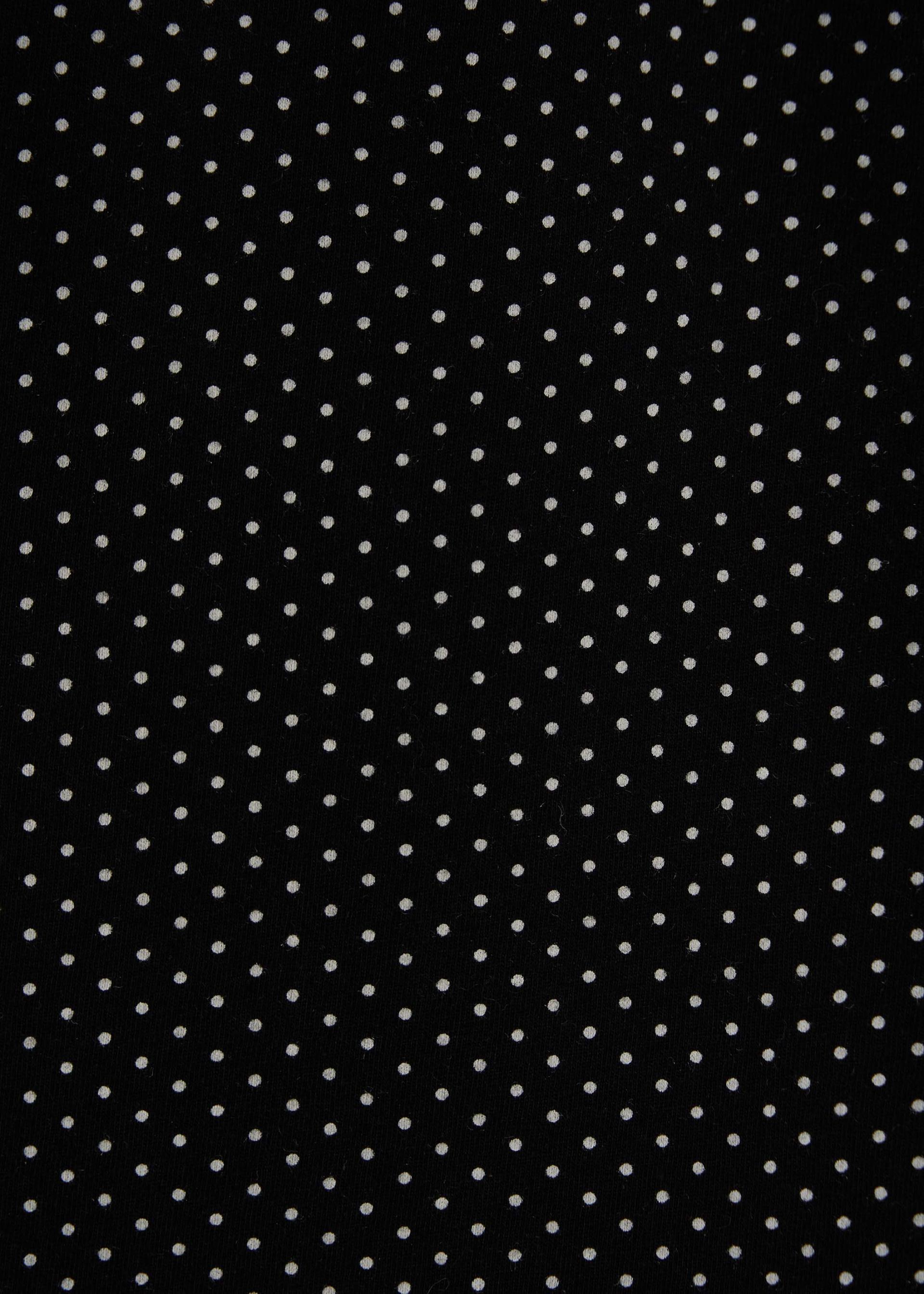 26SS SLIM FIT DOT SLEEVELESS / BLACK