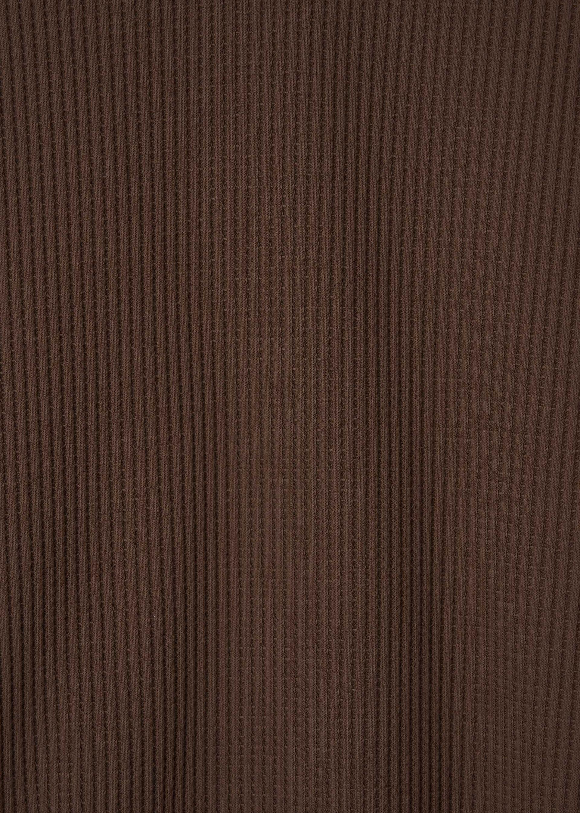 26SS WAFFLE TOP / BROWN