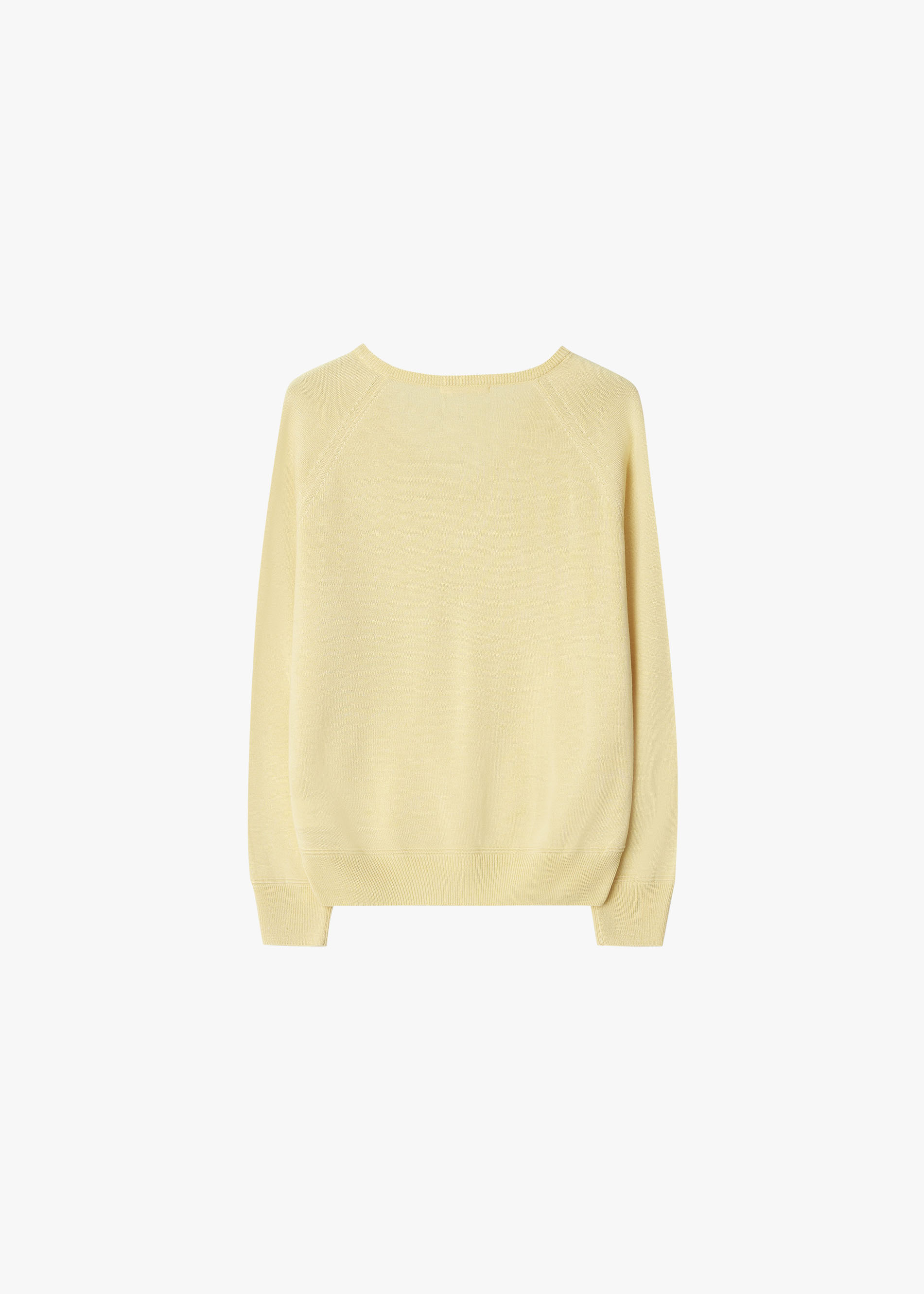 26SS LOOSE V-NECK KNIT / BUTTER