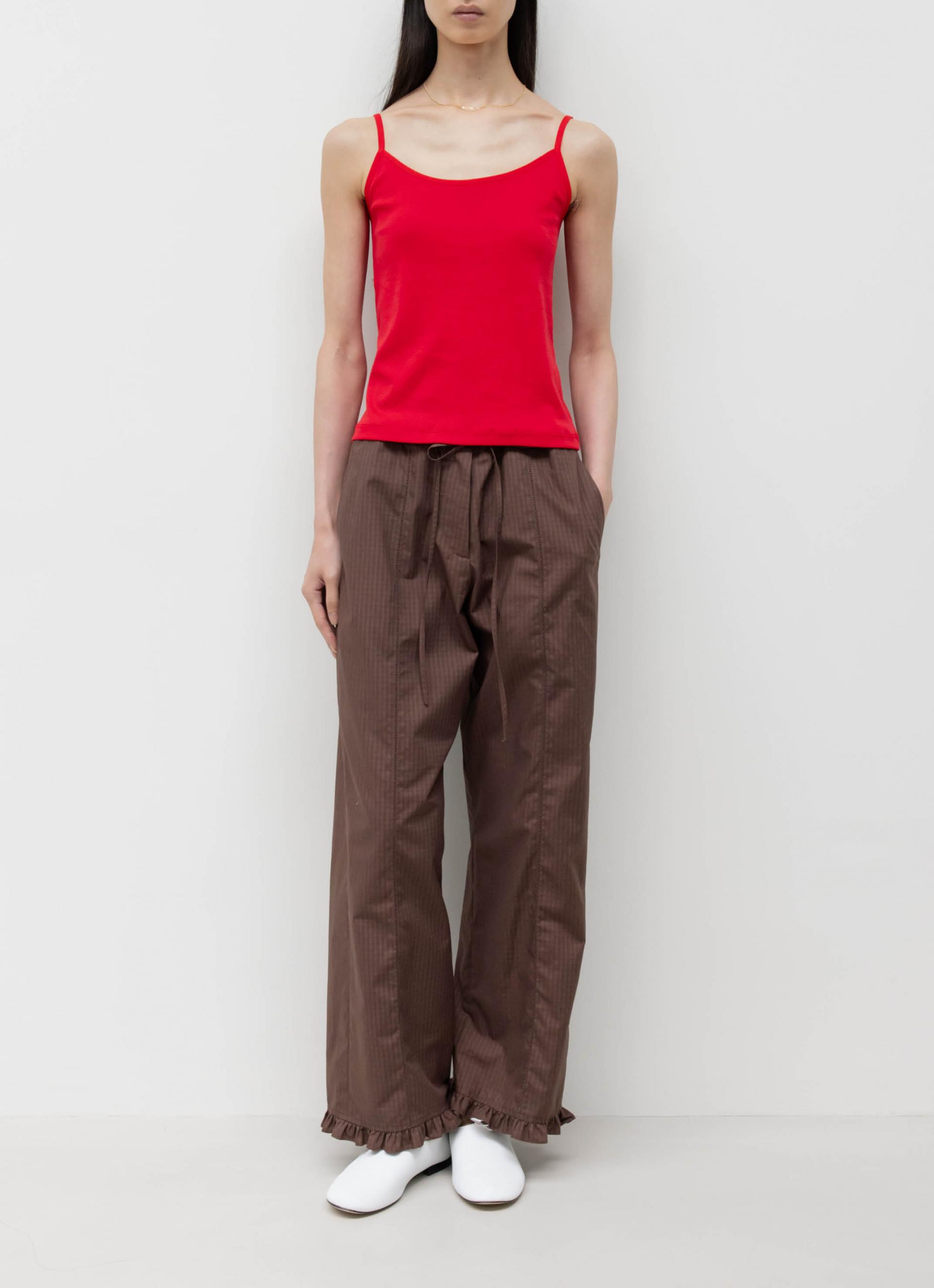 26SS SLIM FIT BASIC SLEEVELESS / RED