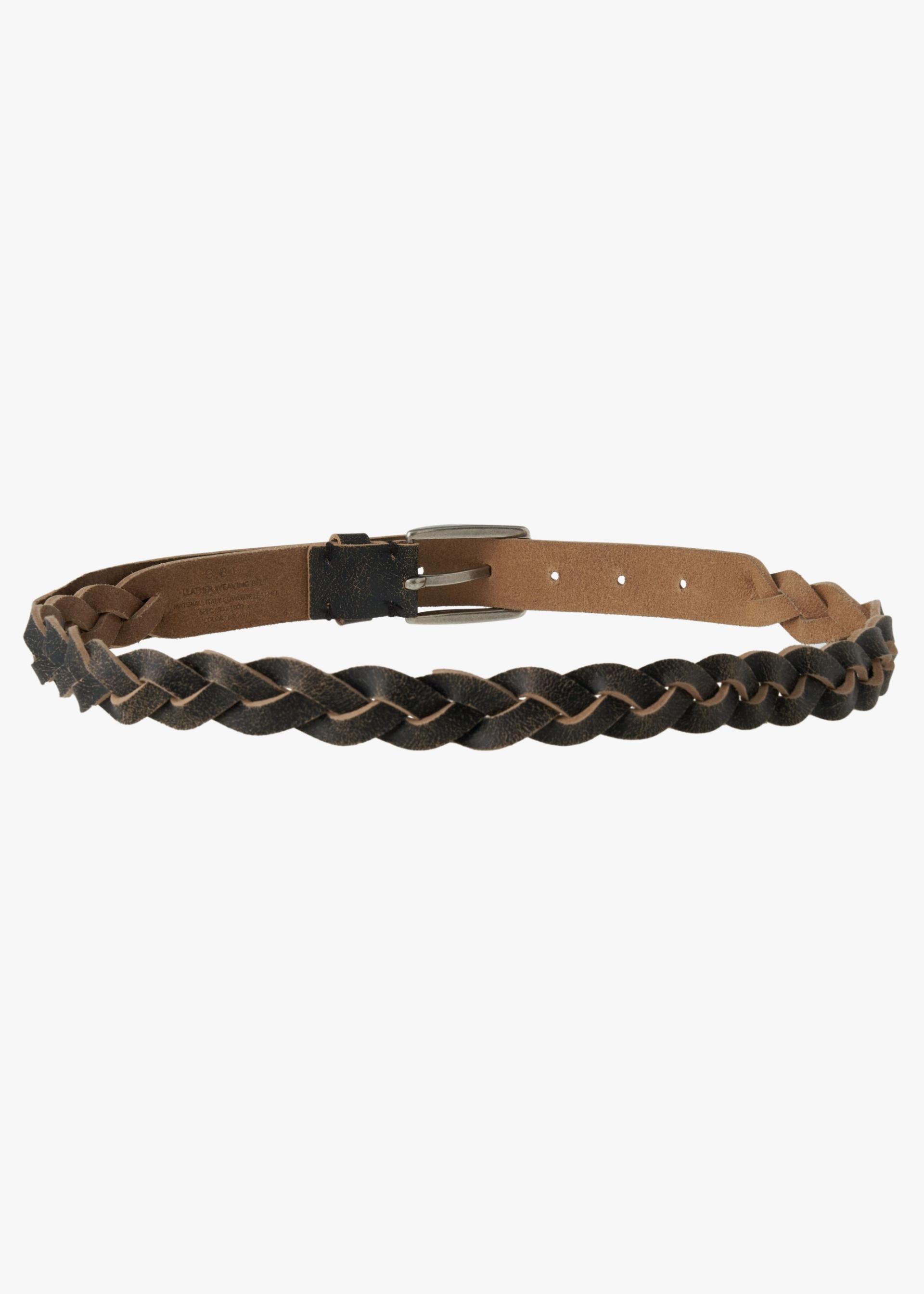 26SS TWIST BELT / DARK BROWN