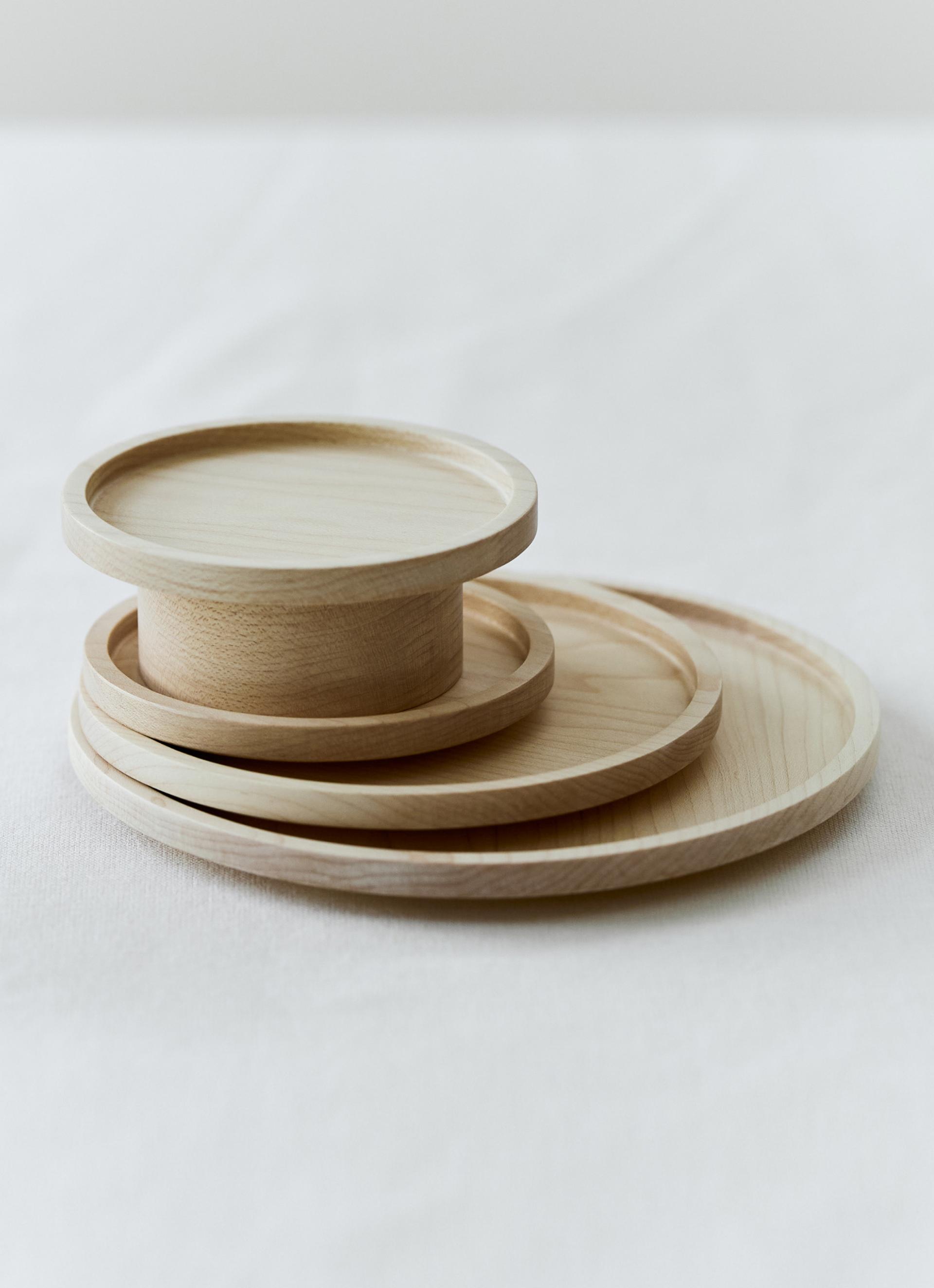 NATURAL WOOD PLATE / 95