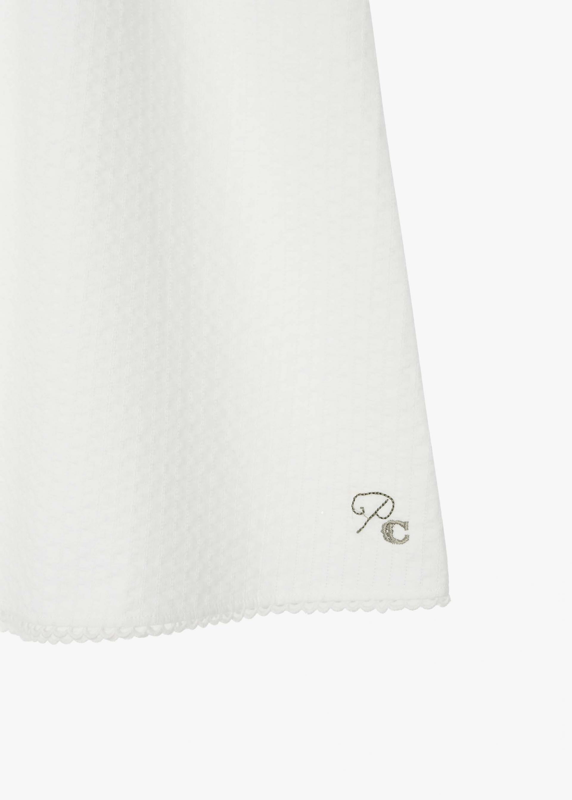 26SS COTTON POLINE SKIRT / WHITE
