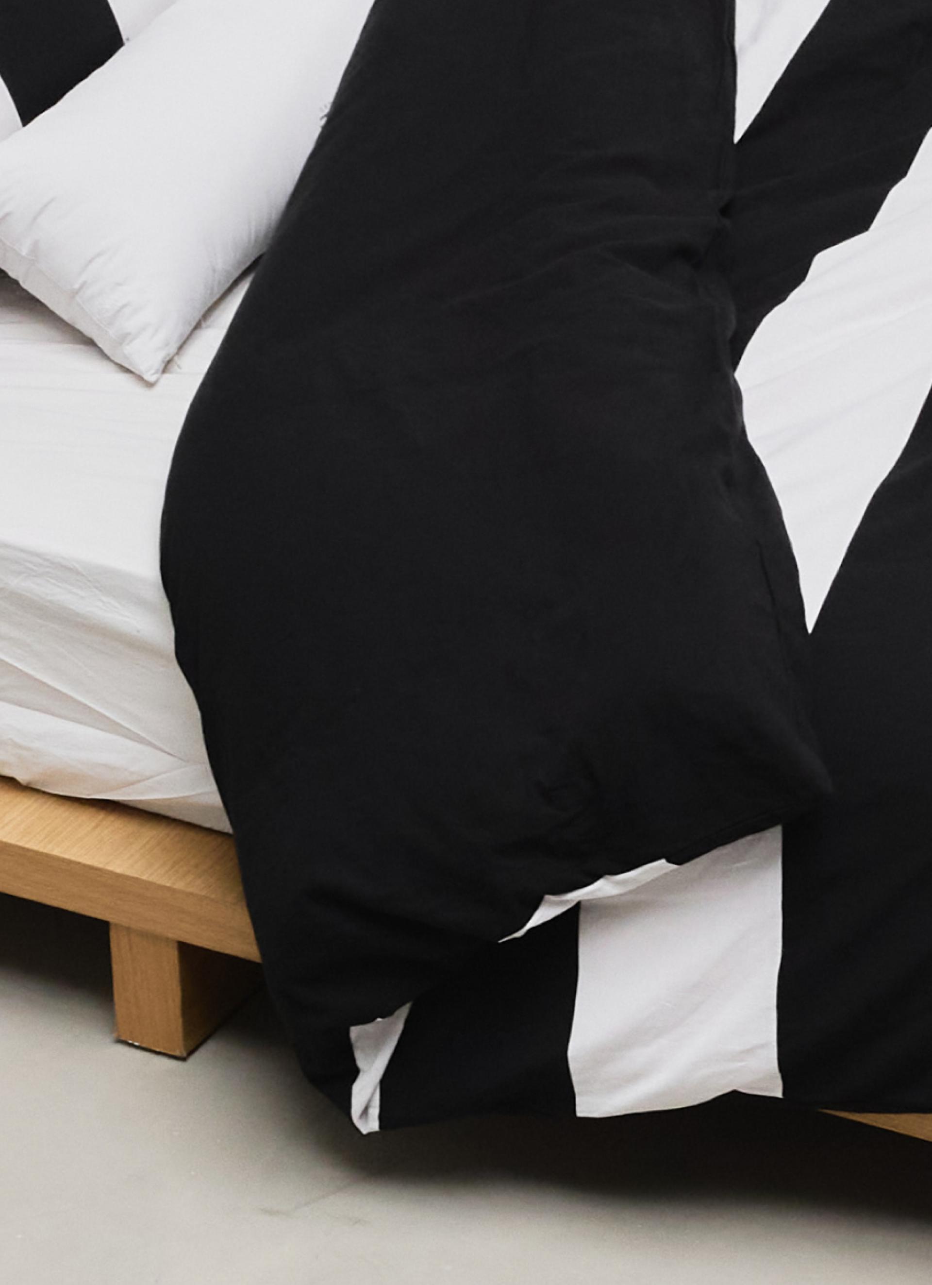 PATCHWORK DUVET COVER BLACK&ASH / 2 SIZES