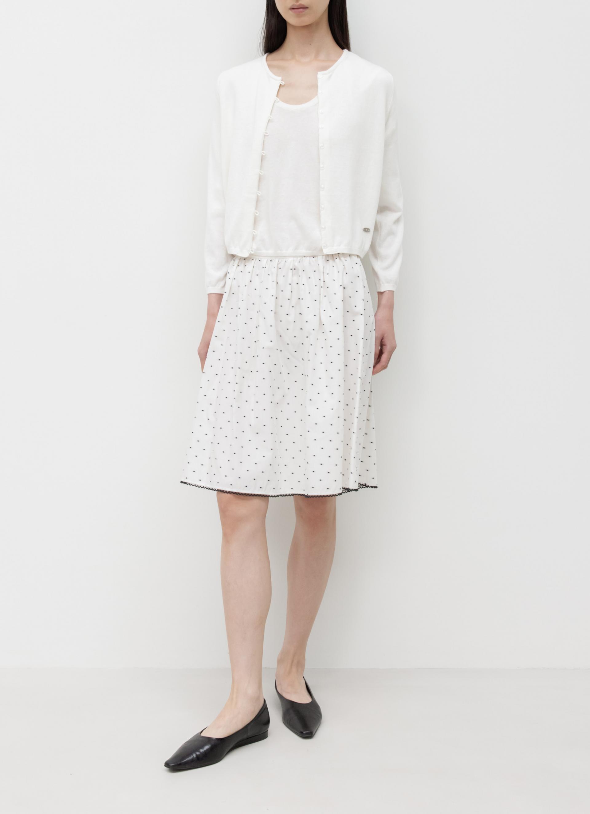 26SS CASHMERE PETITE CARDIGAN / IVORY