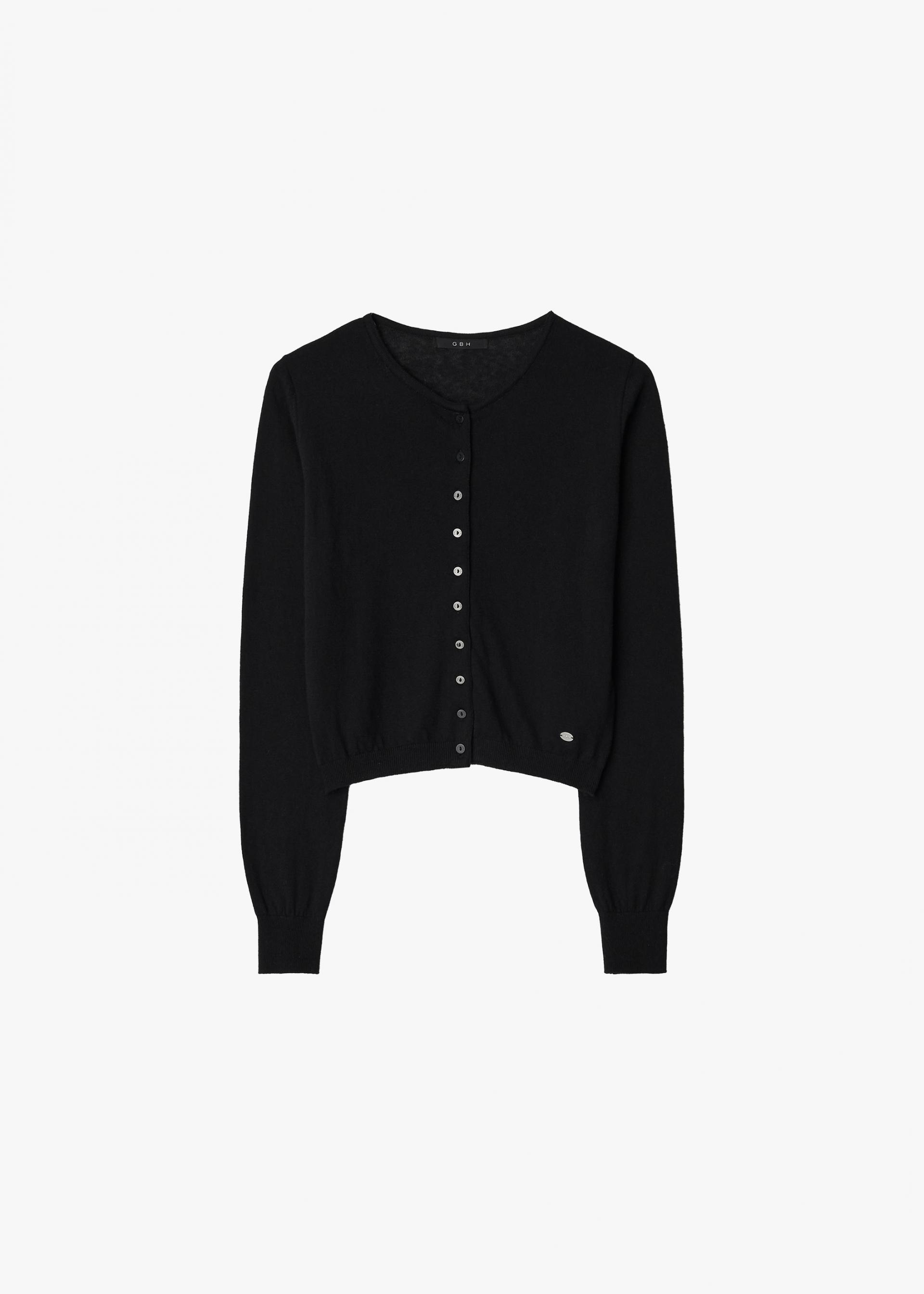 26SS CASHMERE ANG CARDIGAN / BLACK