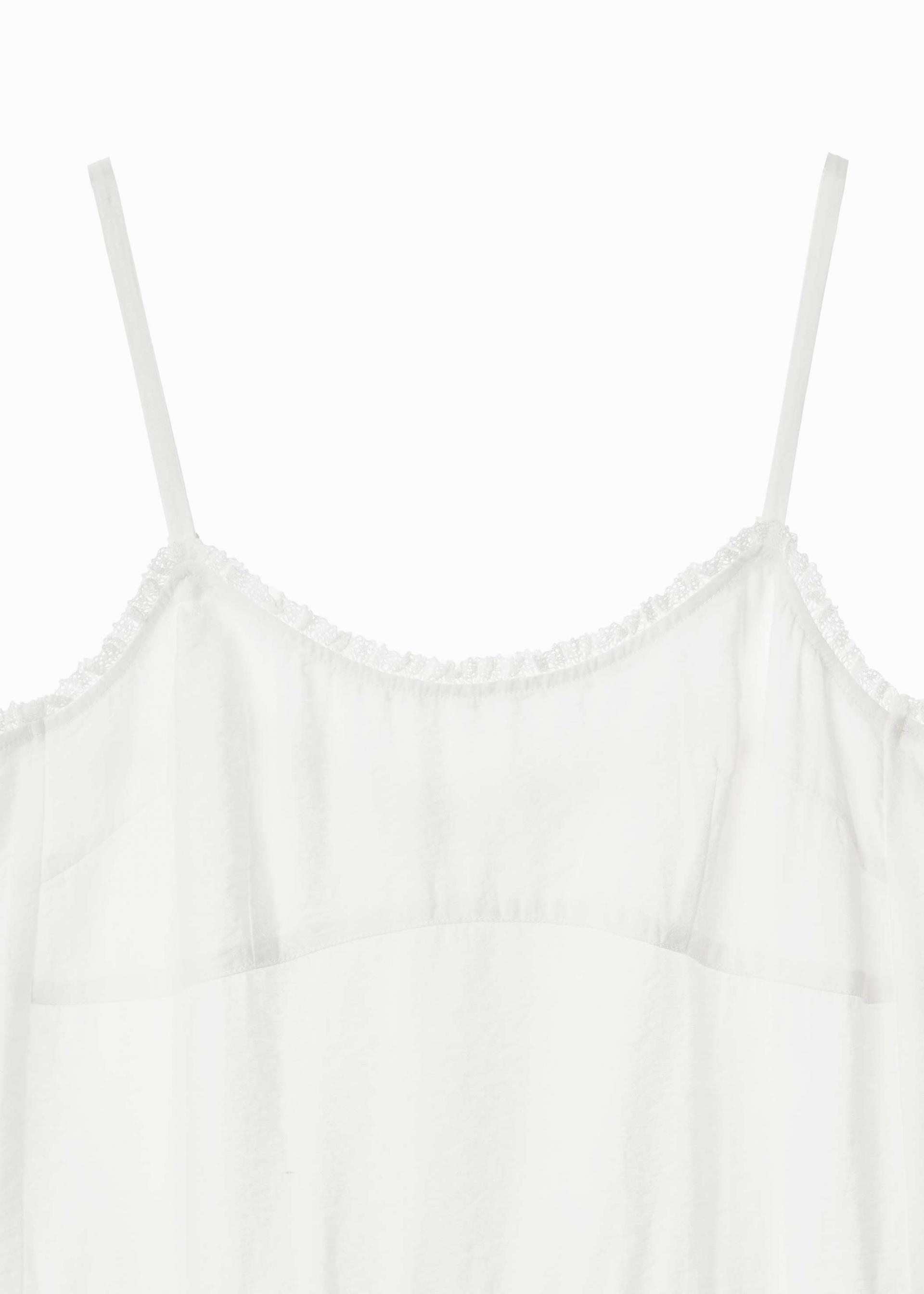 26SS FRILL LACE SLEEVELESS / WHITE