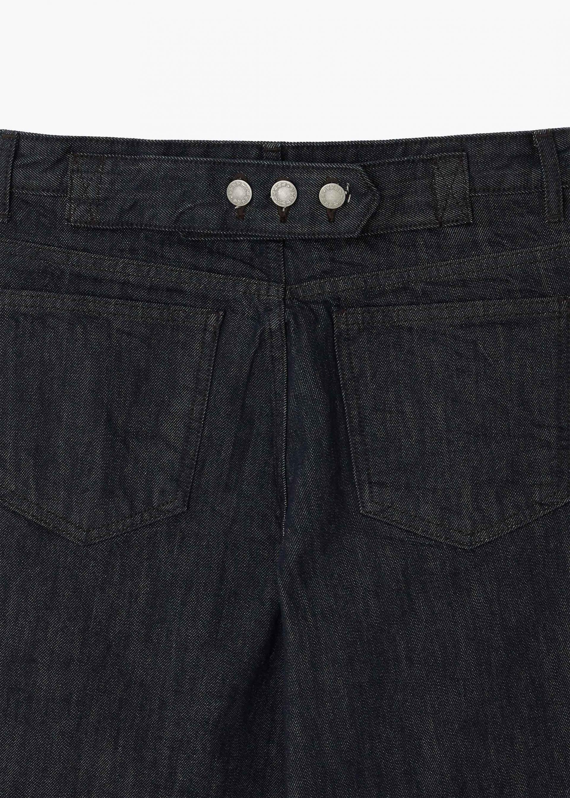 26SS WIDE CINCH-BACK JEAN / INDIGO