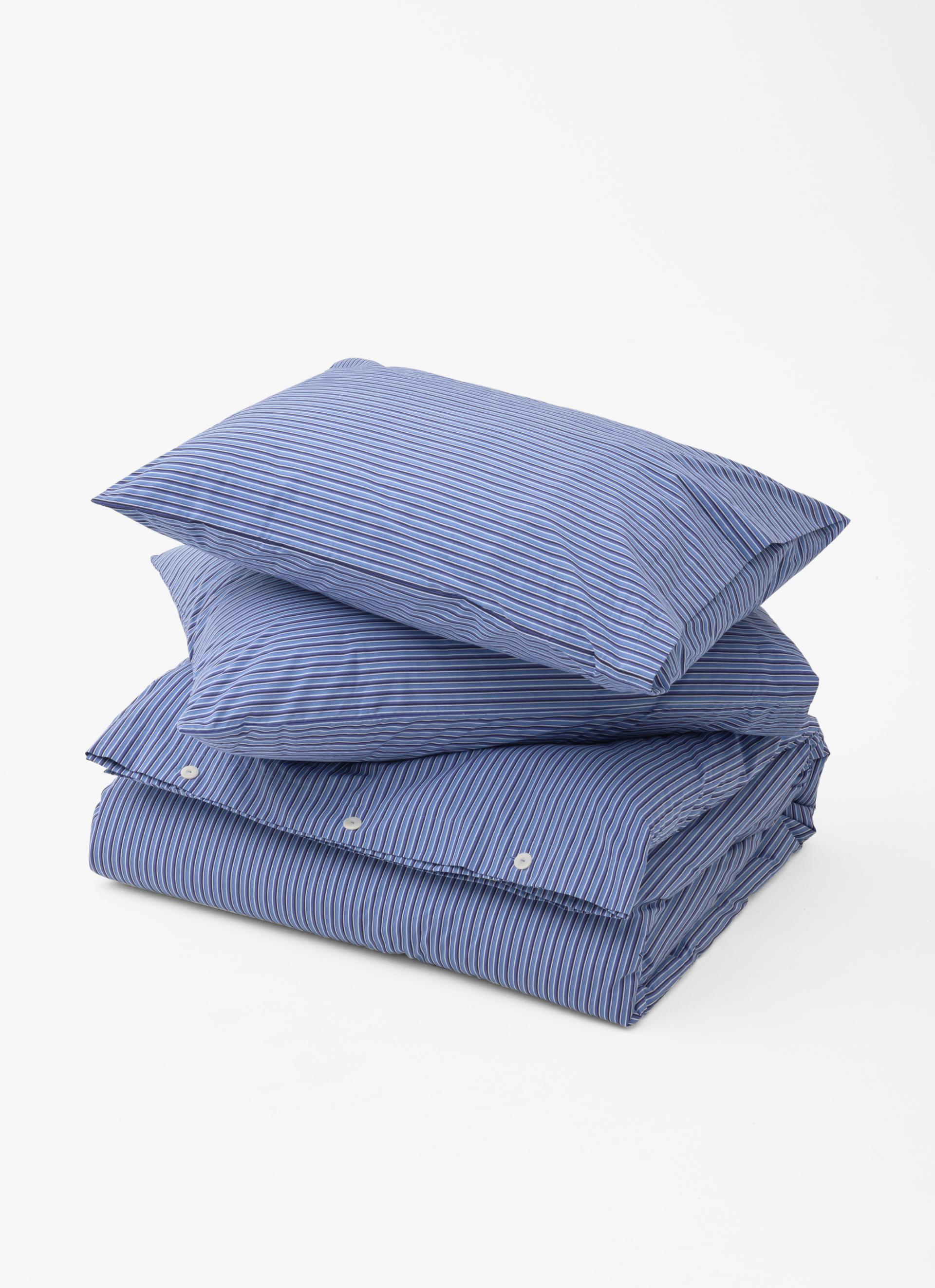 PILLOWCASE - THIN STRIPE SEA / 2 SIZES