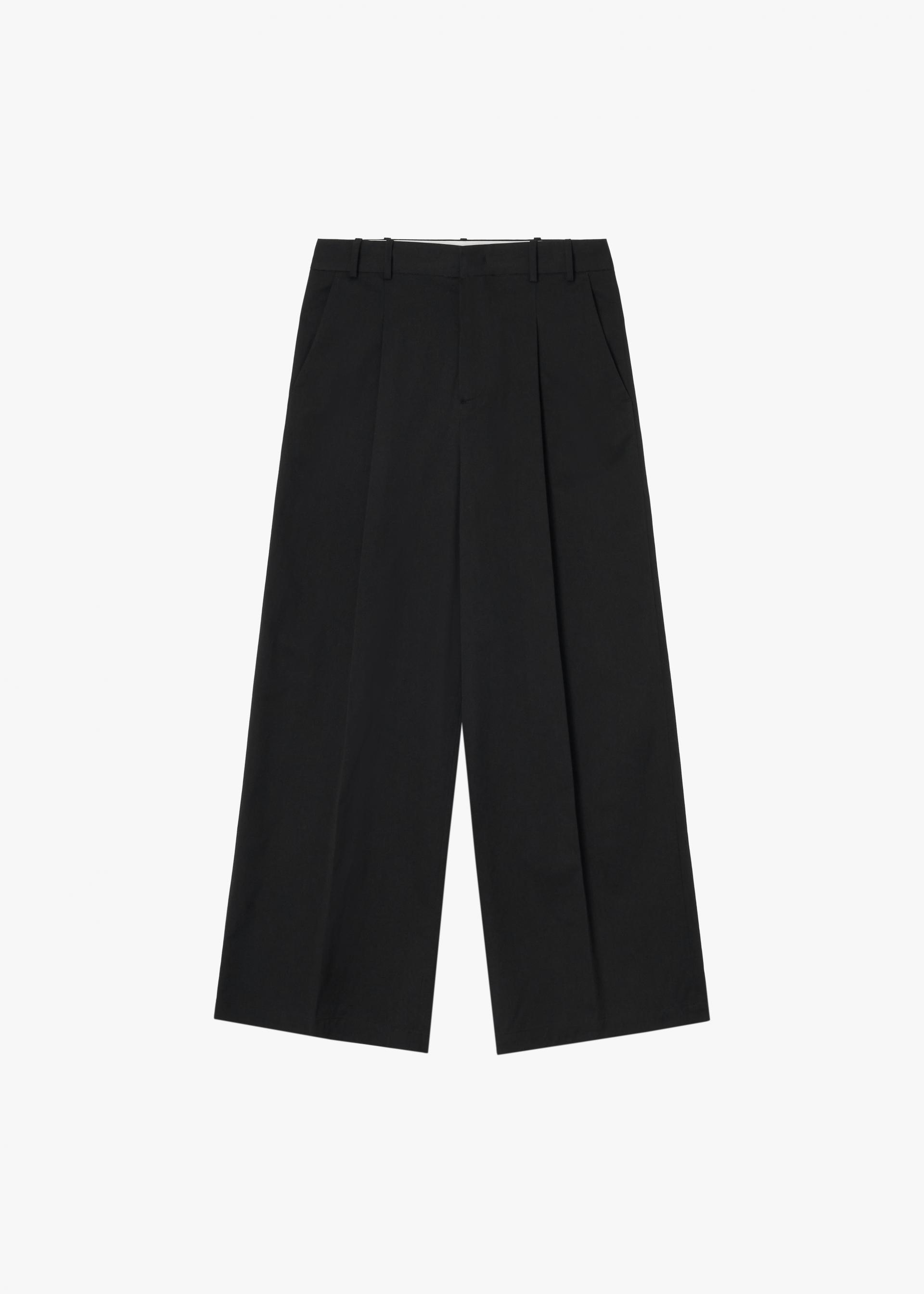 26SS WIDE FIT COTTON PANTS / BLACK