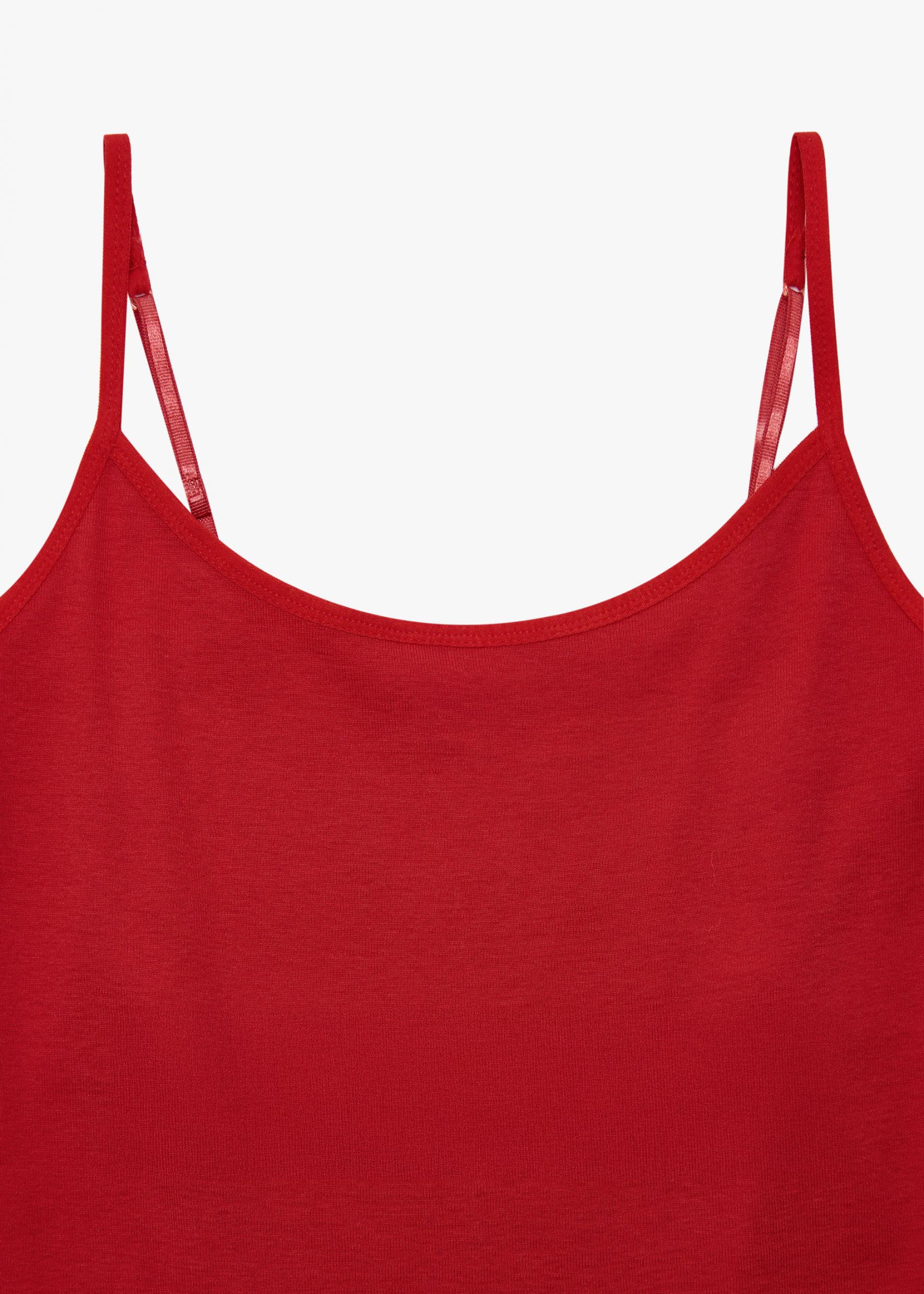 26SS SLIM FIT BASIC SLEEVELESS / RED