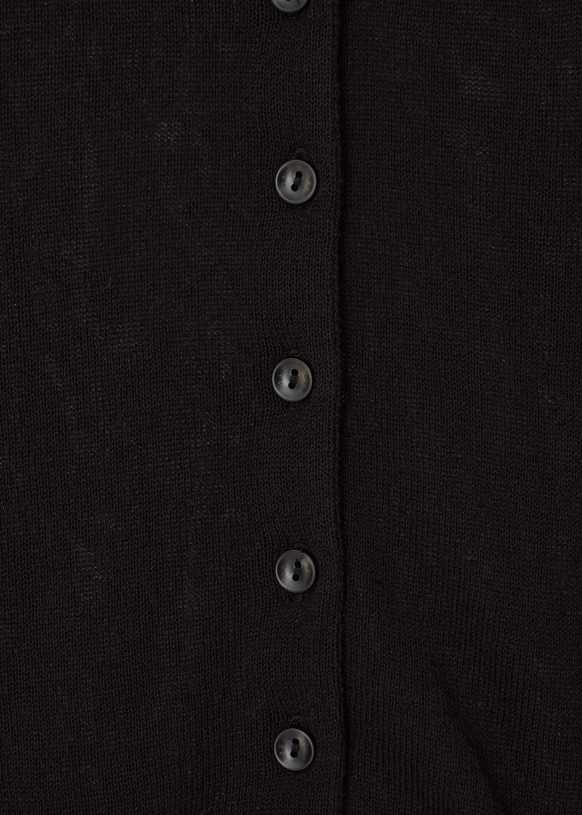 26SS SHEER CARDIGAN / BLACK