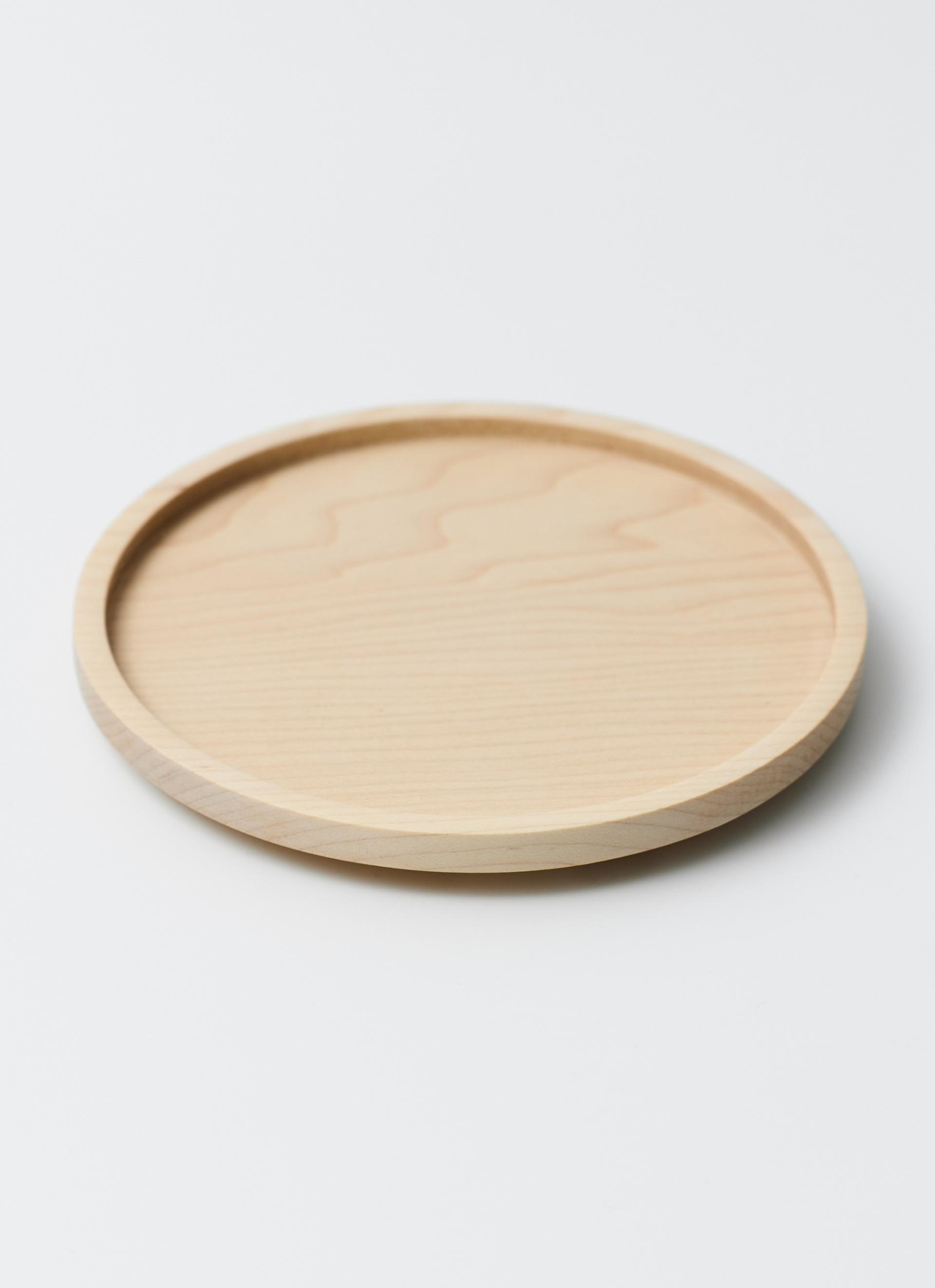 NATURAL WOOD PLATE / 130